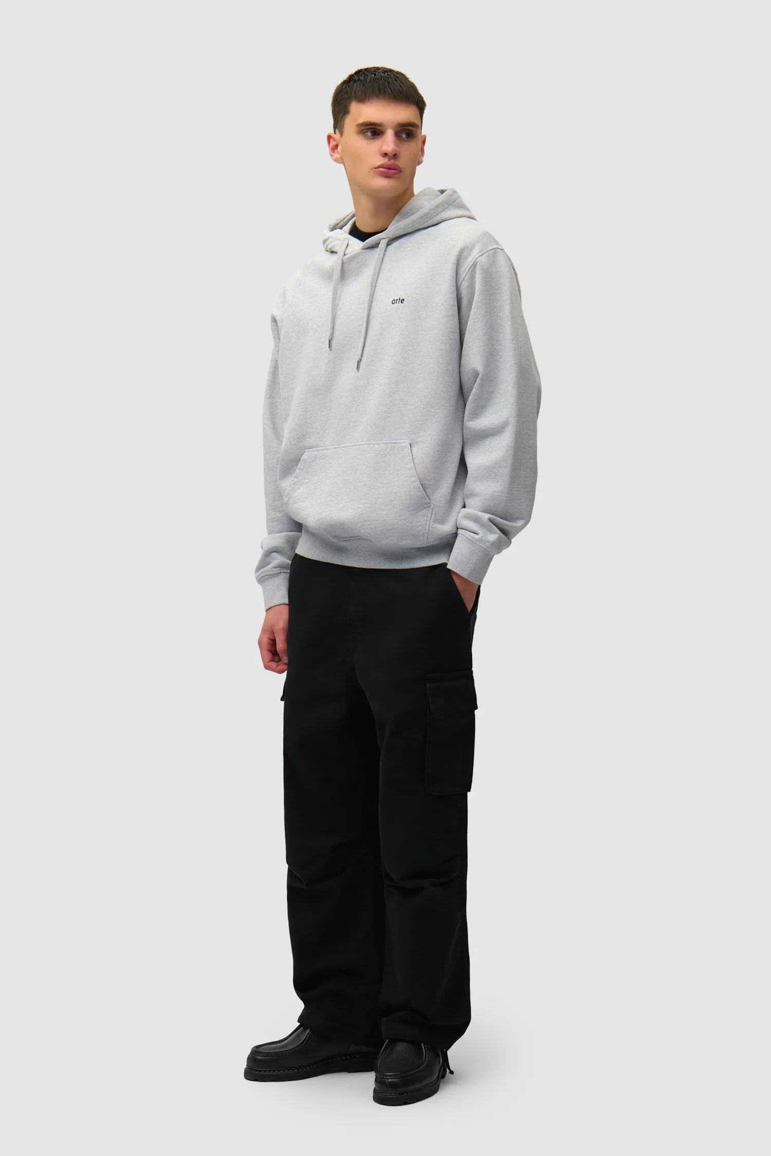 Back Poster Hoodie - Grey - Image 6