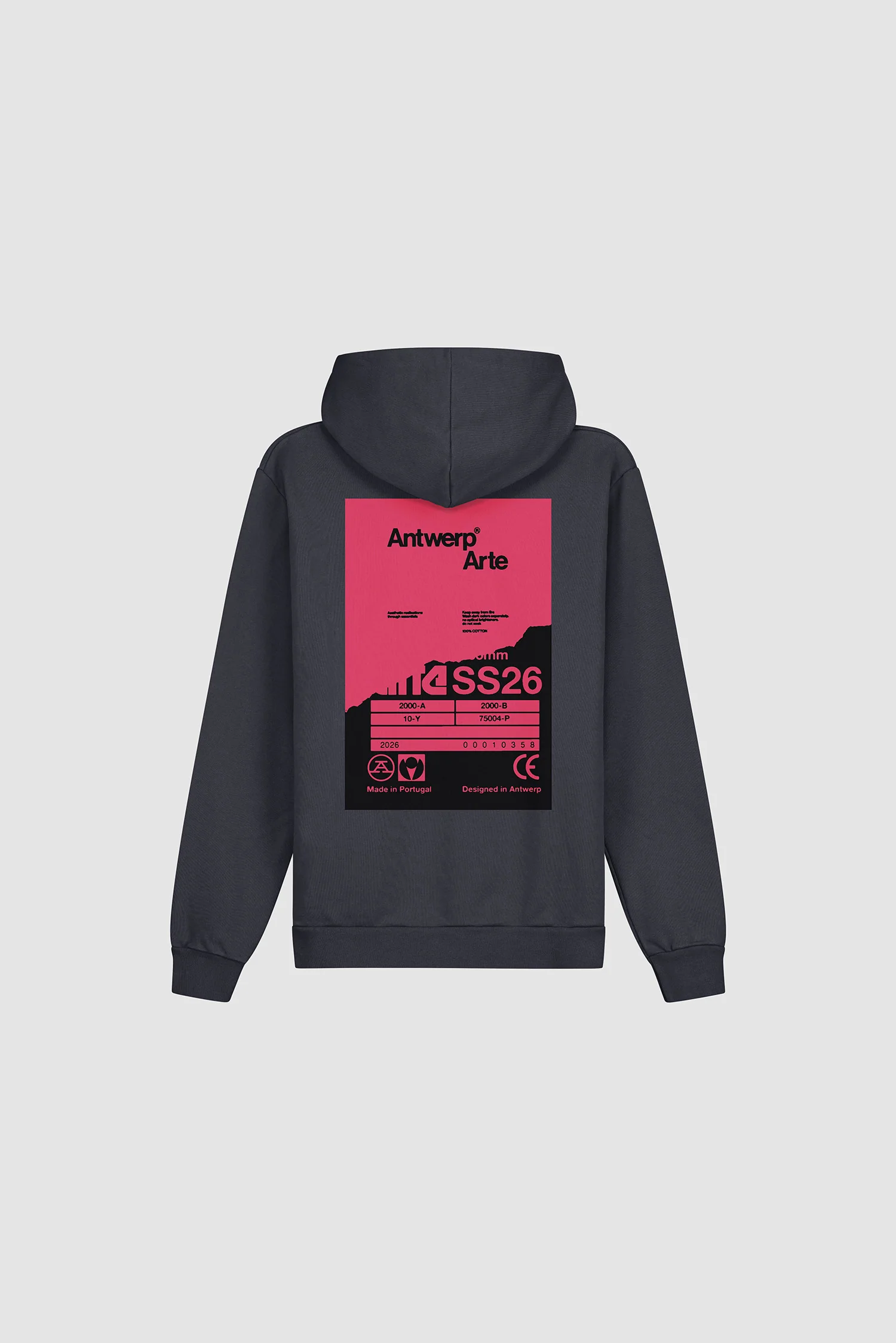 Back Poster Hoodie - Navy - Image 8