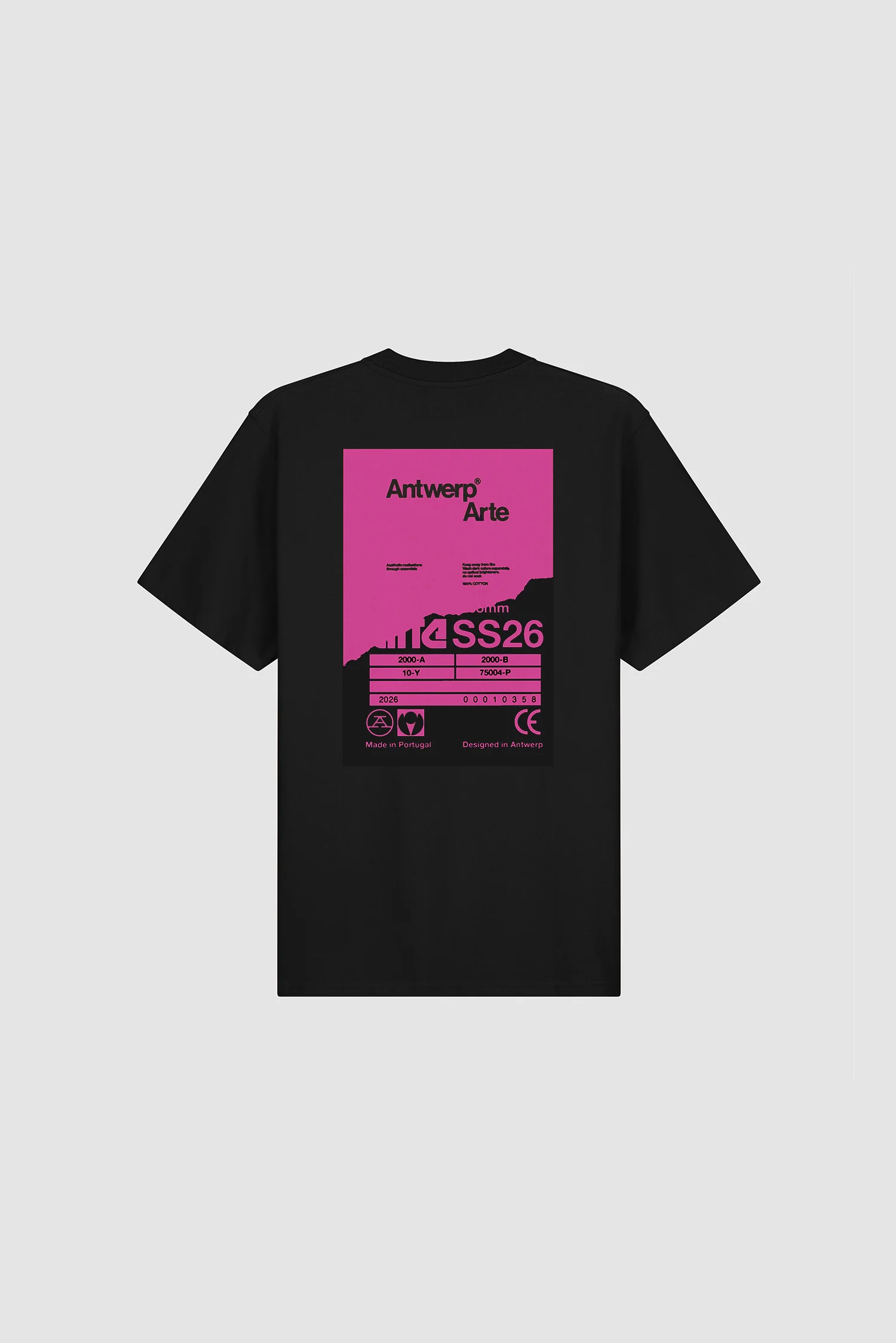 Back Poster T-shirt - Black - Image 8
