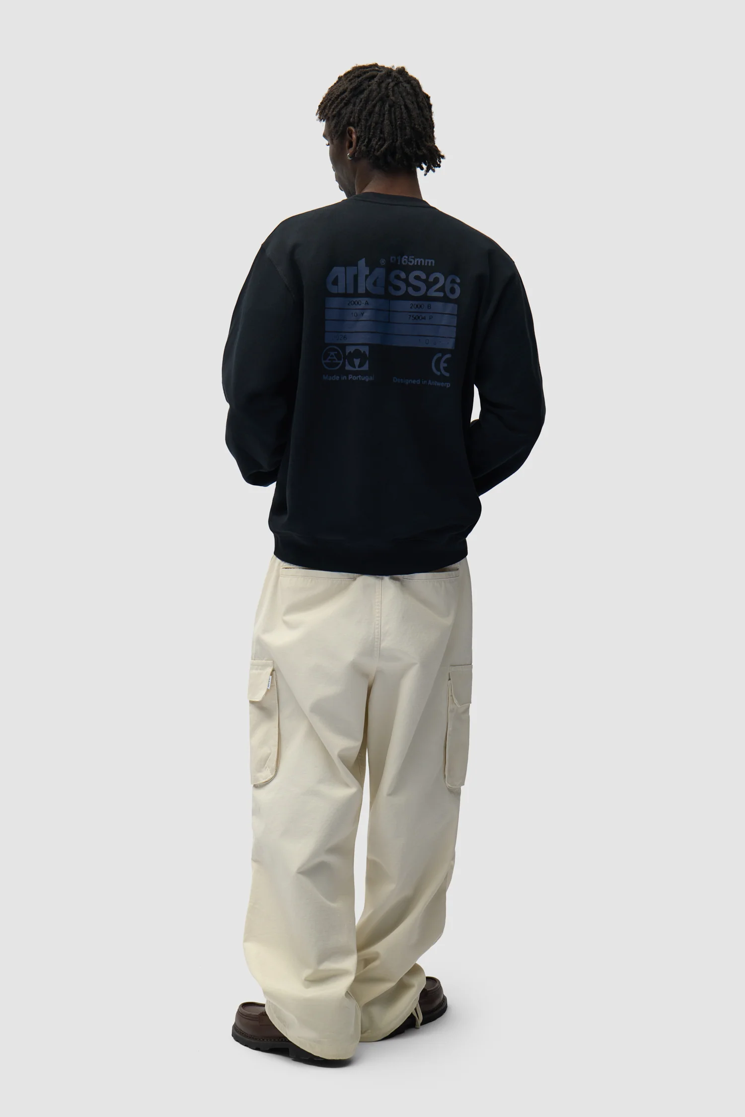 Back SS26 Crewneck - Black - Image 4