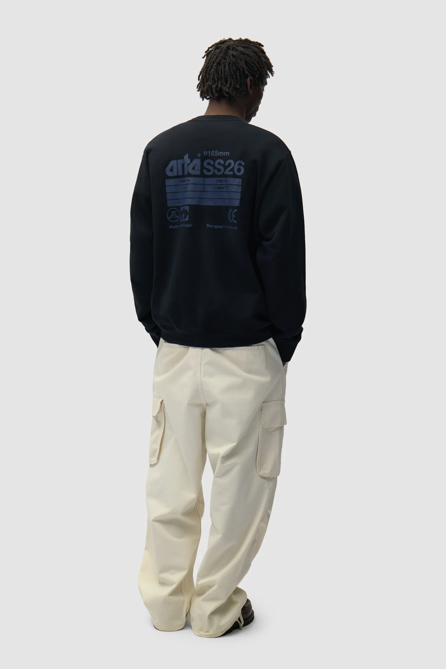 Back SS26 Crewneck - Black - Image 5