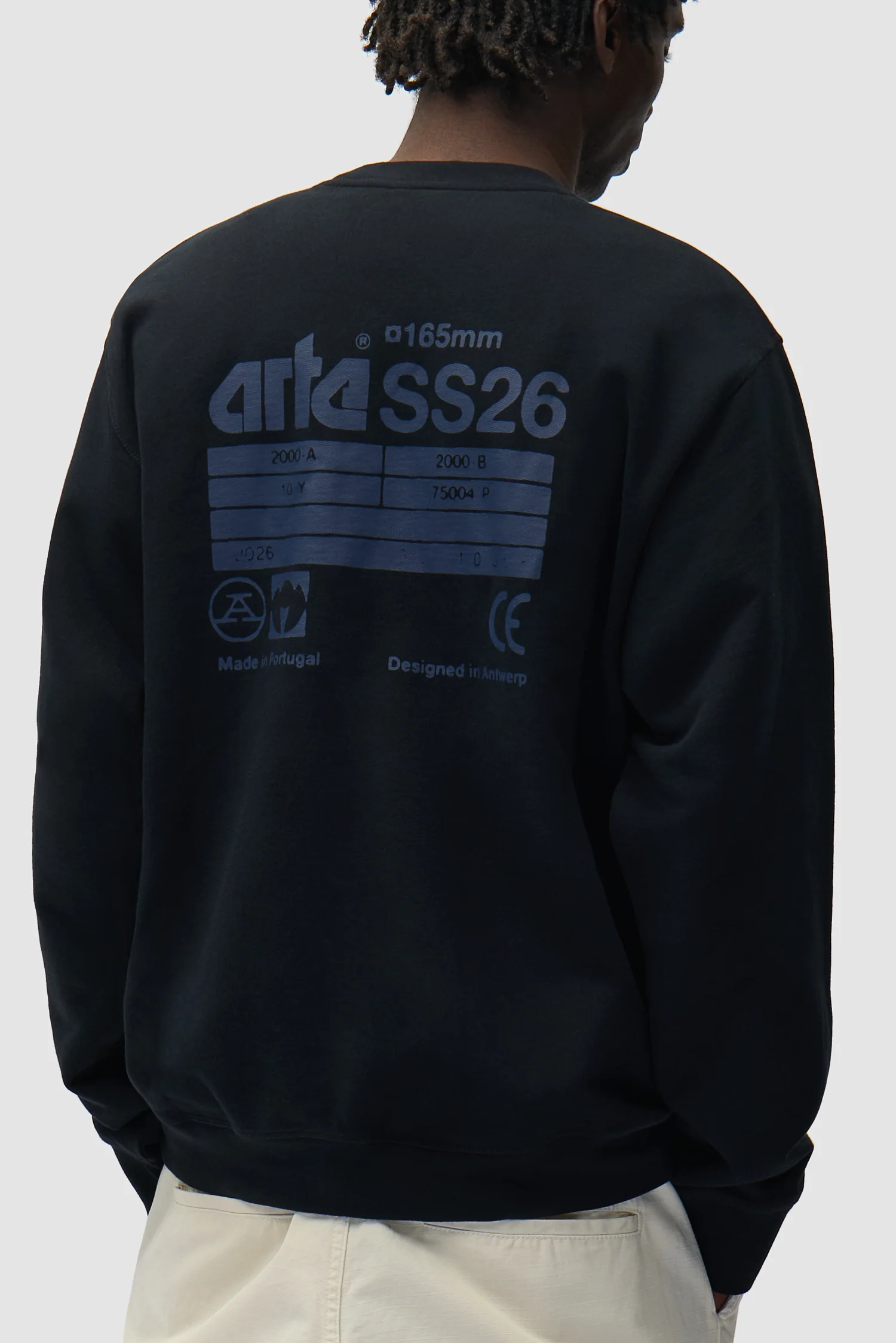 Back SS26 Crewneck - Black - Image 7