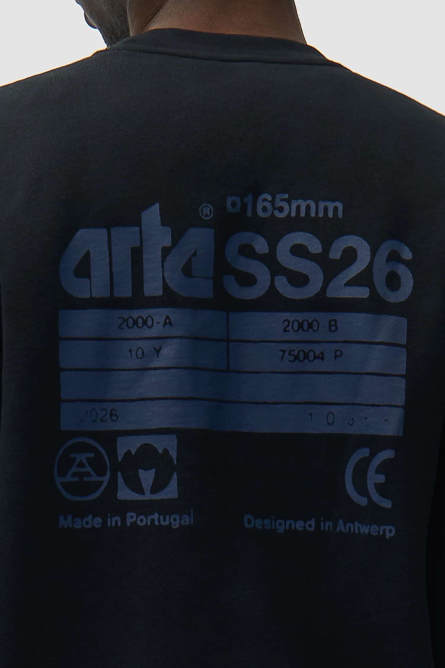 Back SS26 Crewneck - Black - Image 8