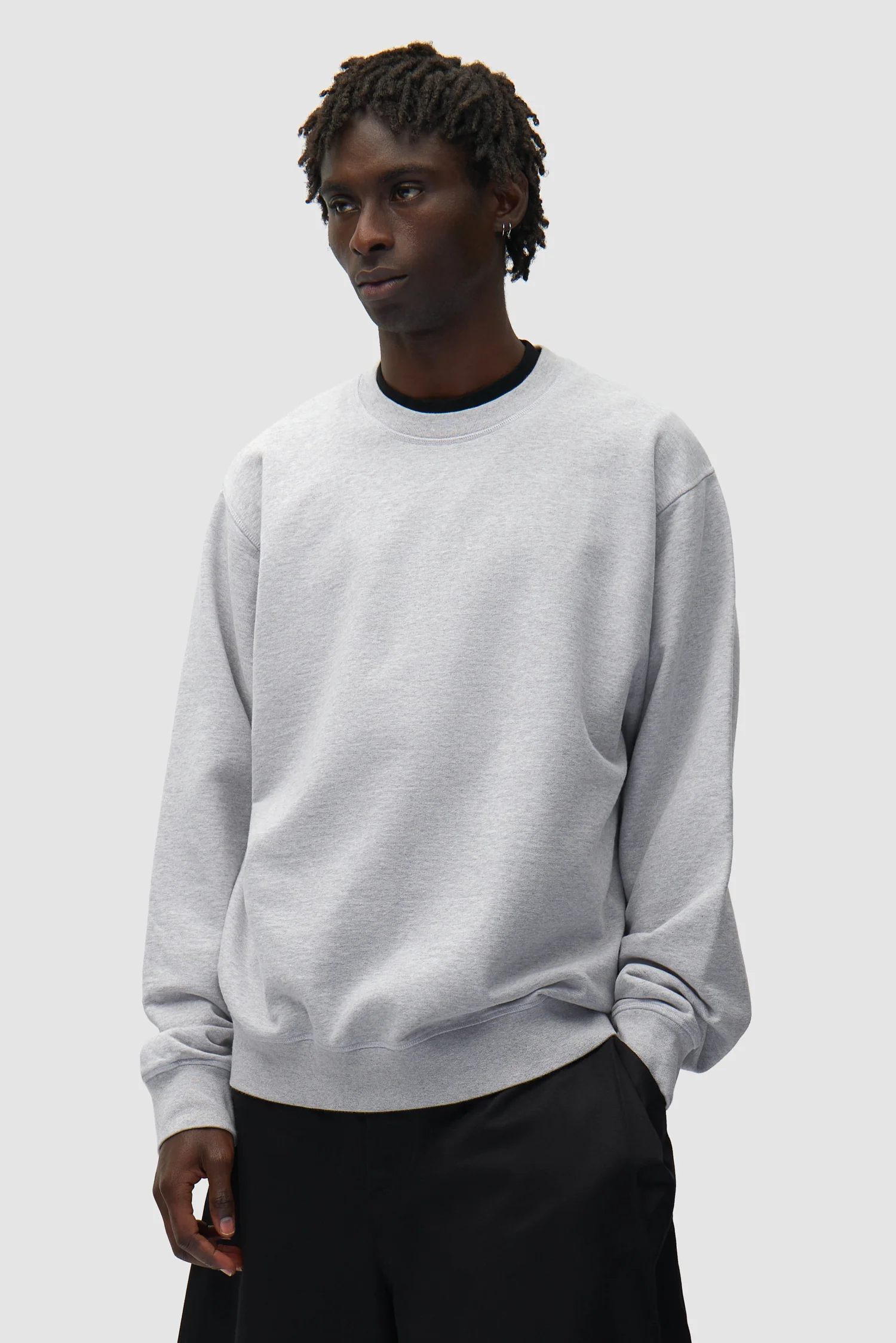Back SS26 Crewneck - Grey - Image 3