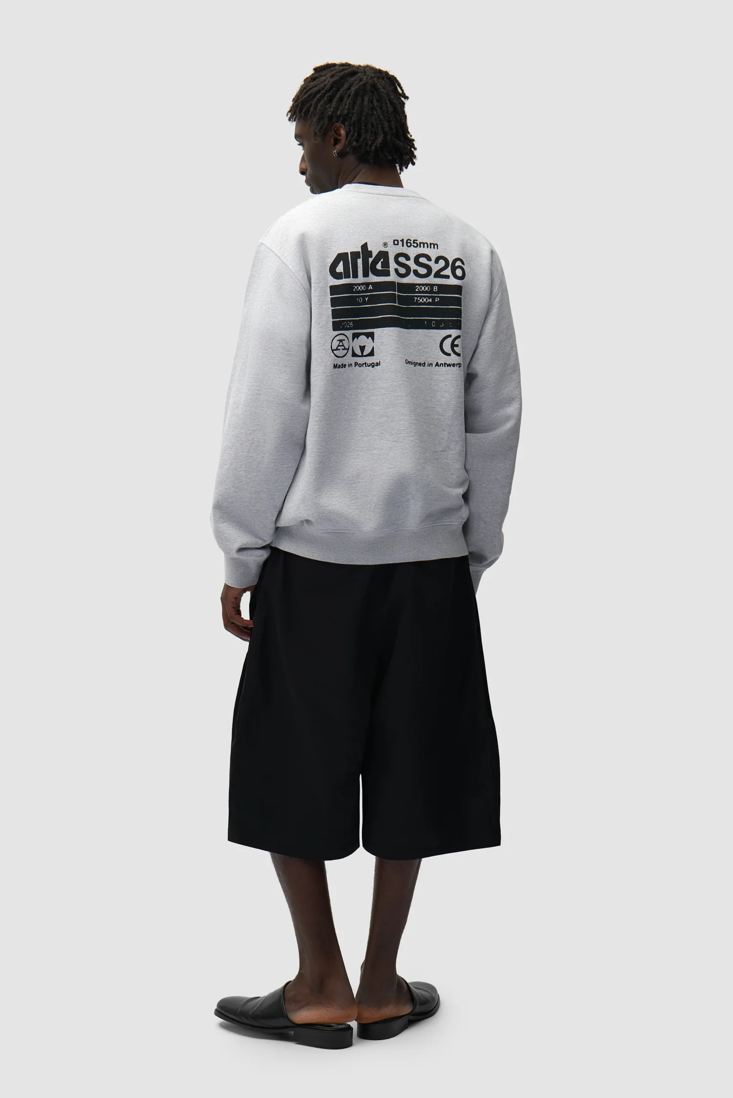 Back SS26 Crewneck - Grey - Image 4