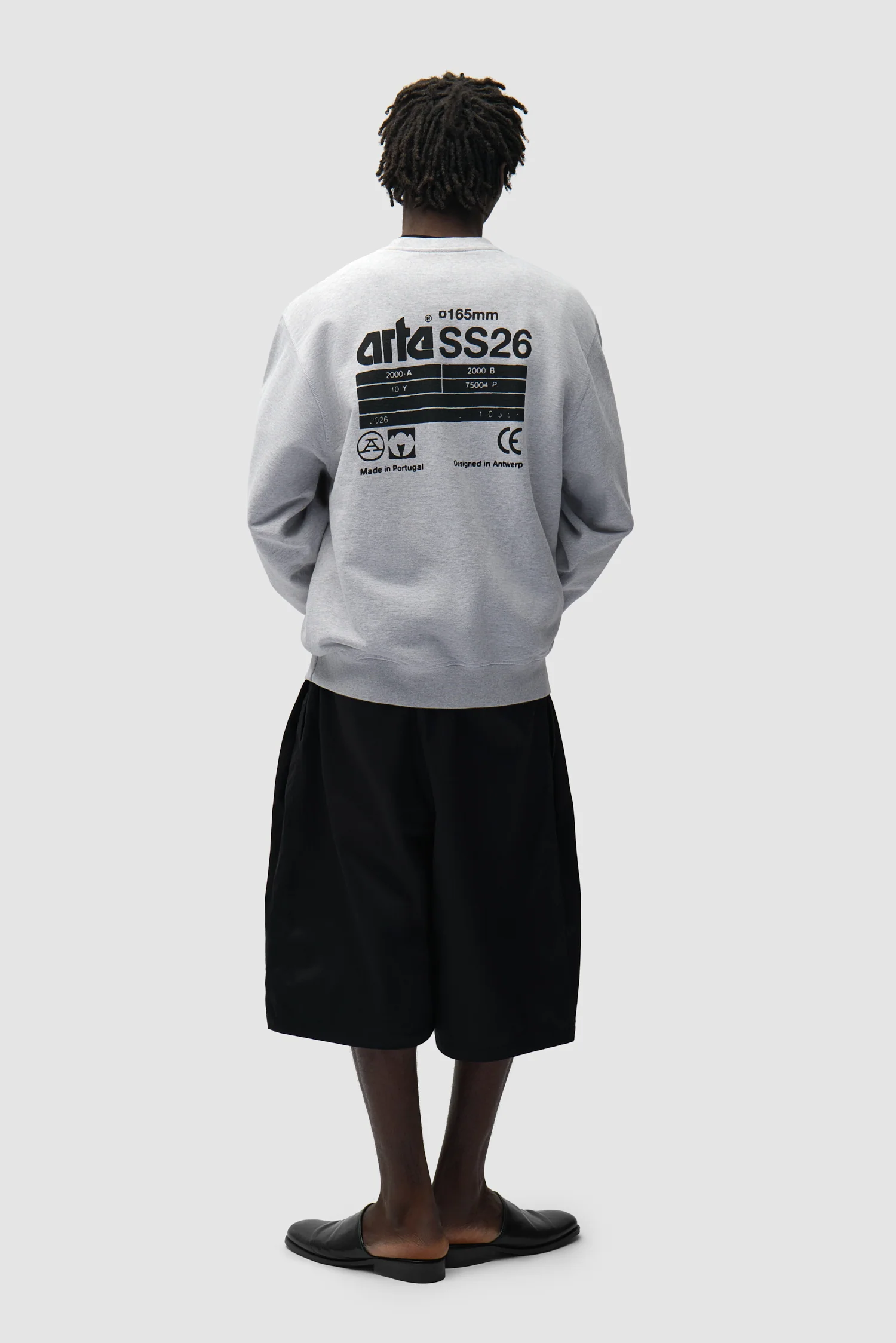 Back SS26 Crewneck - Grey - Image 5