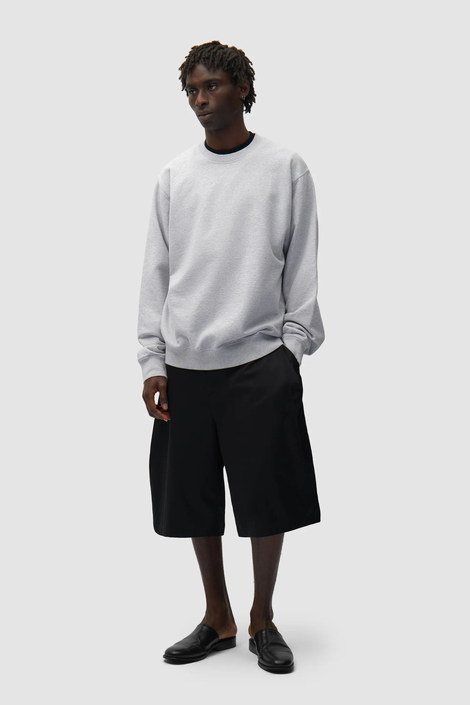 Back SS26 Crewneck - Grey - Image 6
