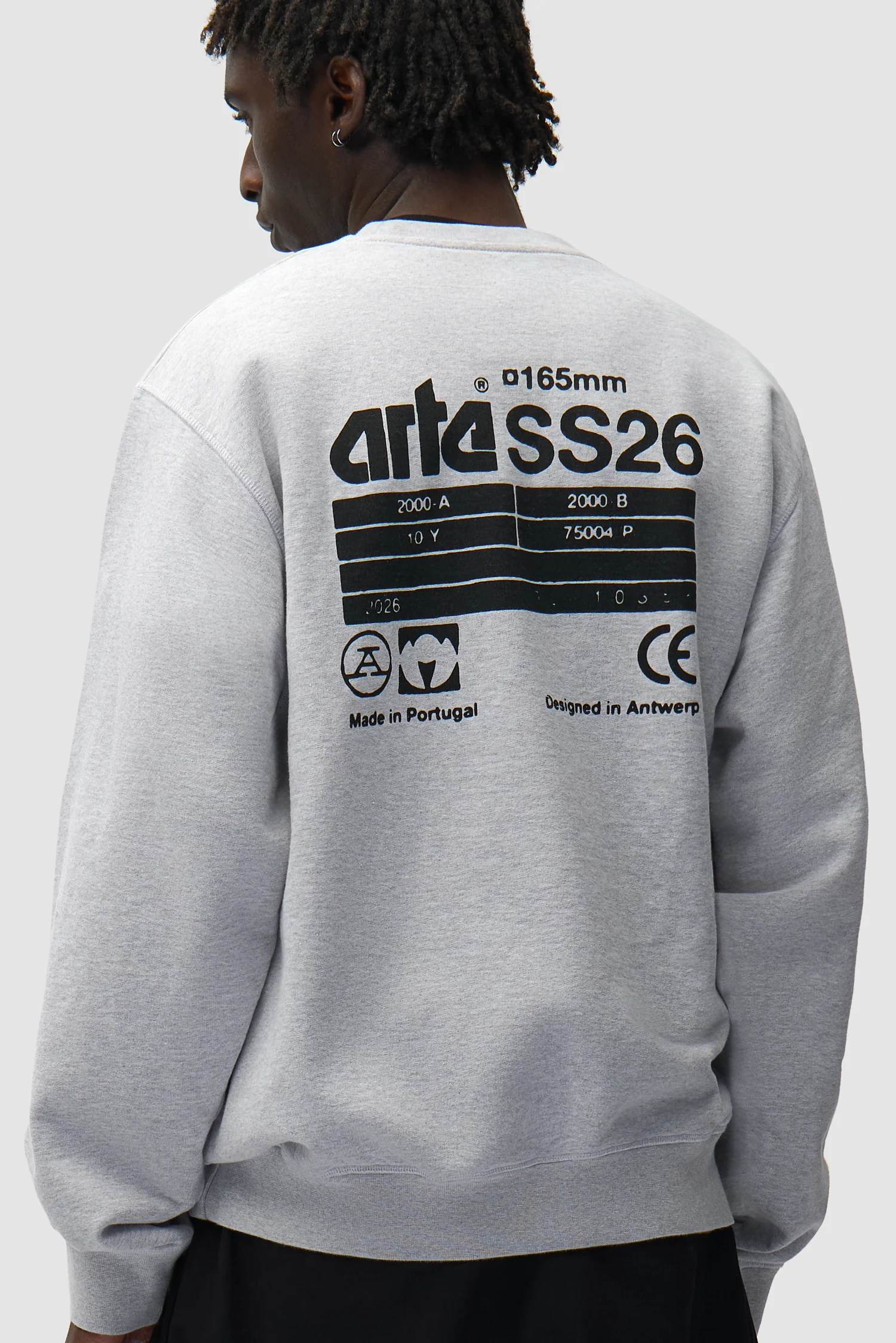 Back SS26 Crewneck - Grey - Image 7