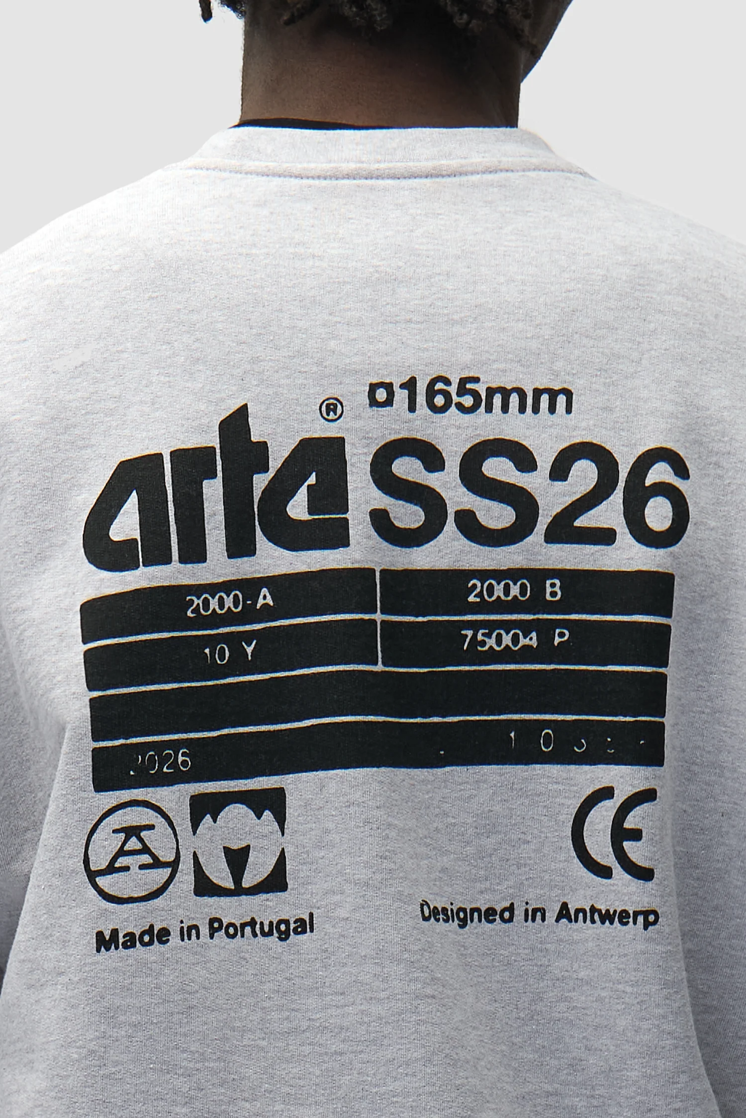 Back SS26 Crewneck - Grey - Image 8