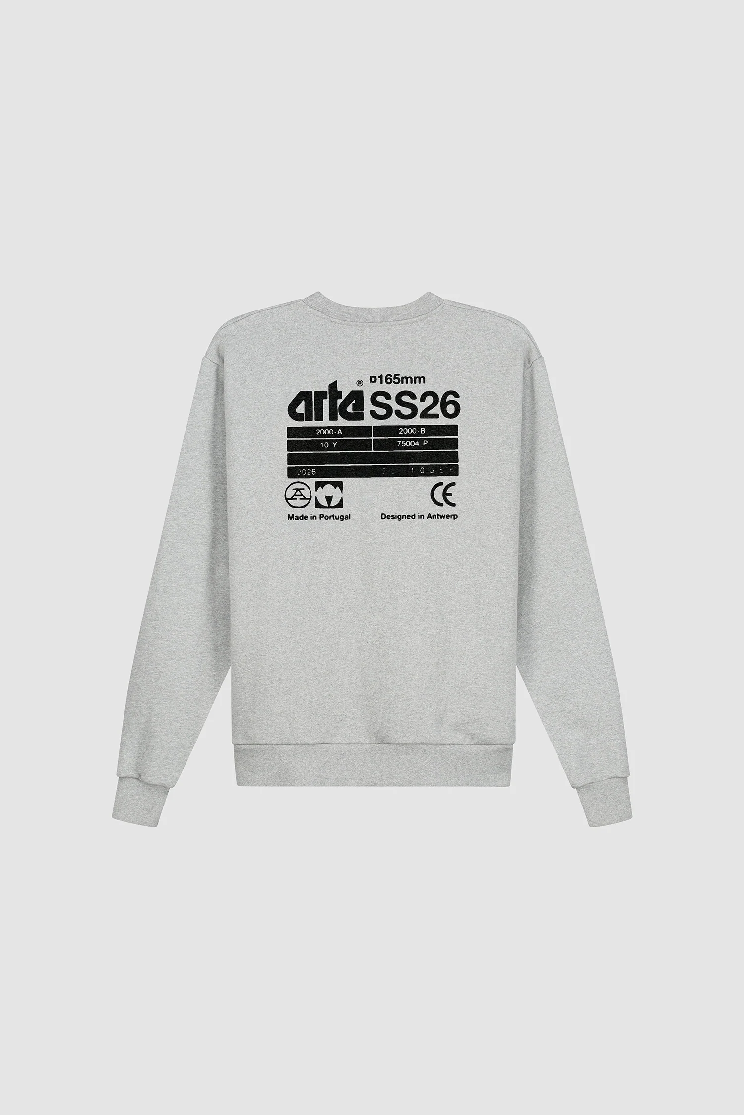Back SS26 Crewneck - Grey - Image 9