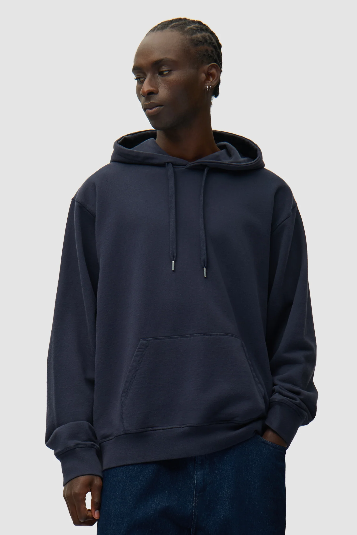 Back SS26 Hoodie - Navy - Image 3