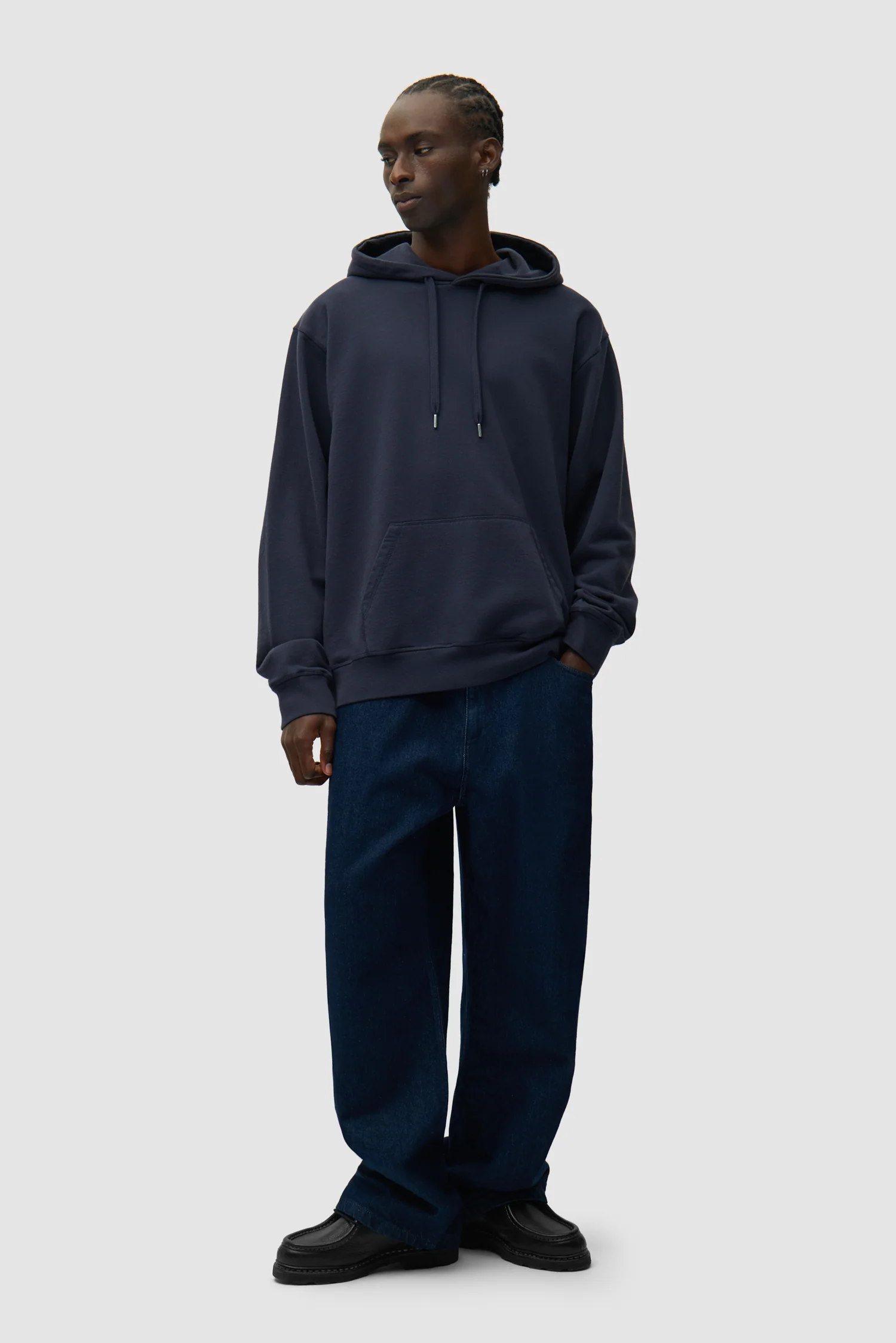 Back SS26 Hoodie - Navy - Image 6
