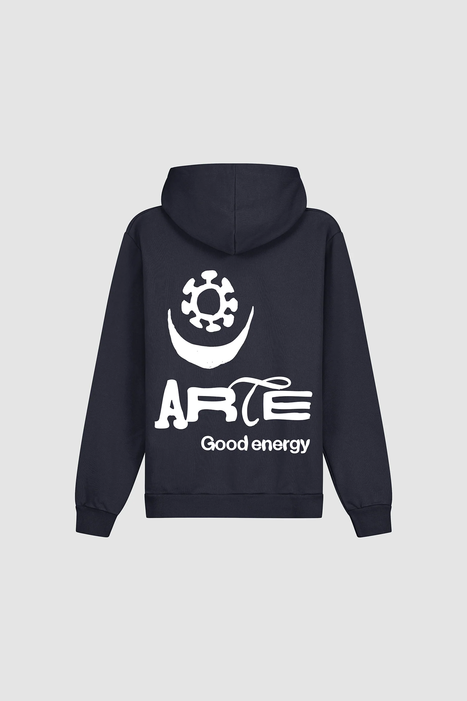 Back Sun & Moon Hoodie - Navy - Image 8
