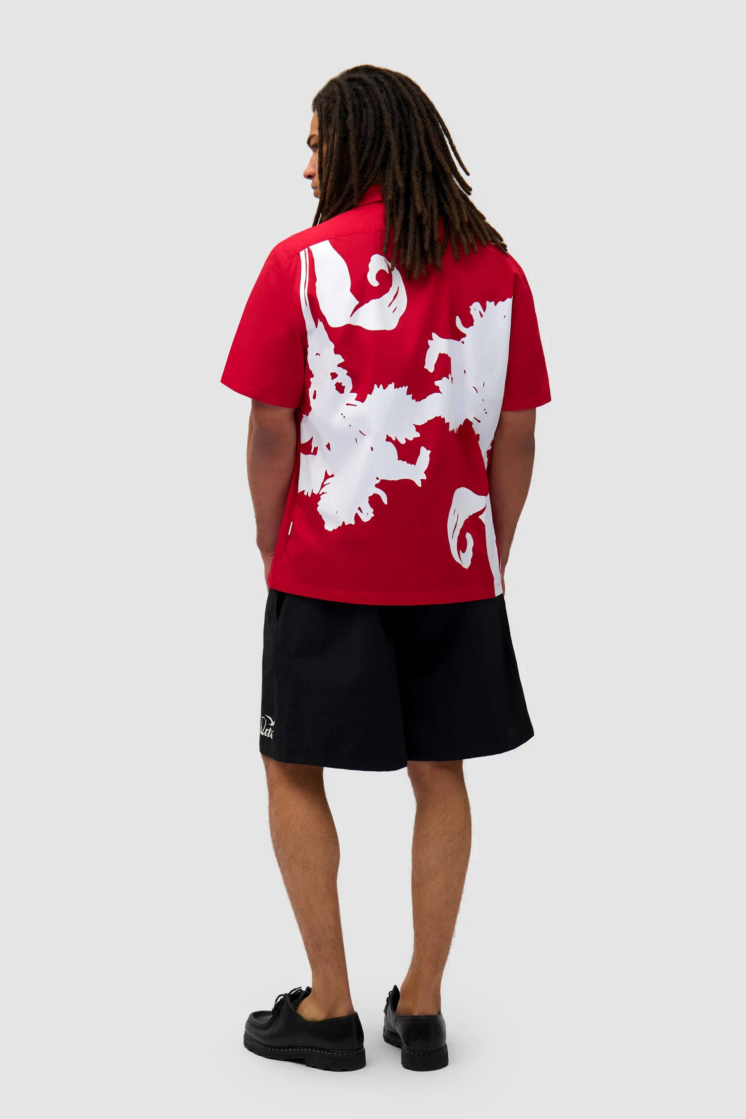 Big Flower Shirt - Red/White - Image 6