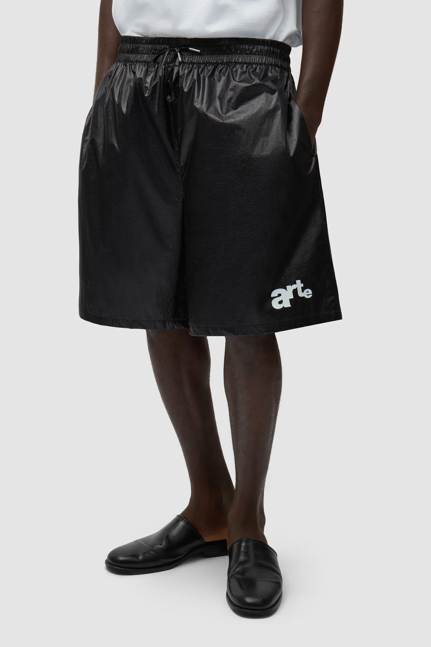 Big Logo Shorts - Black - Image 2