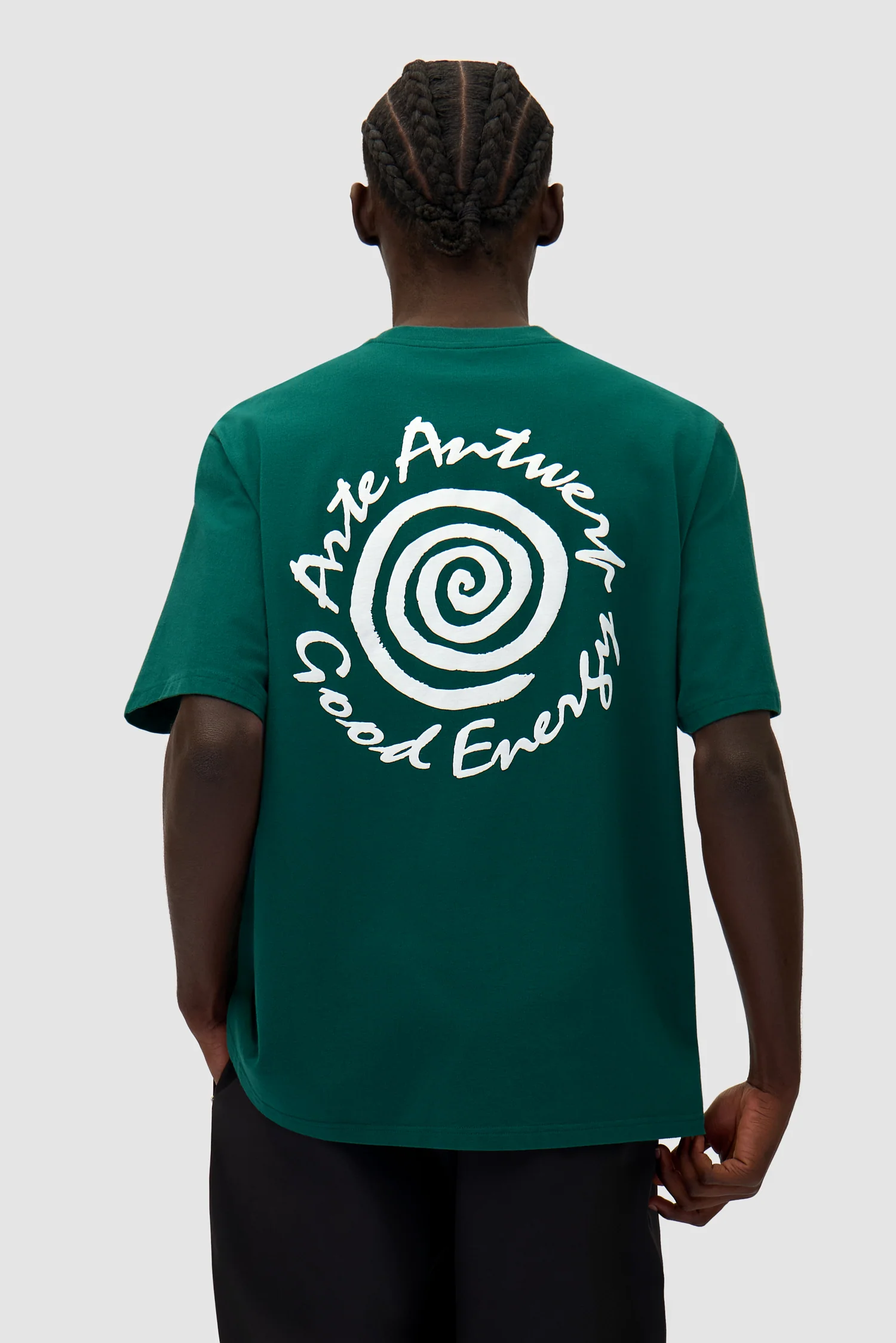 Big Spiral Print T-shirt - Green - Image 2