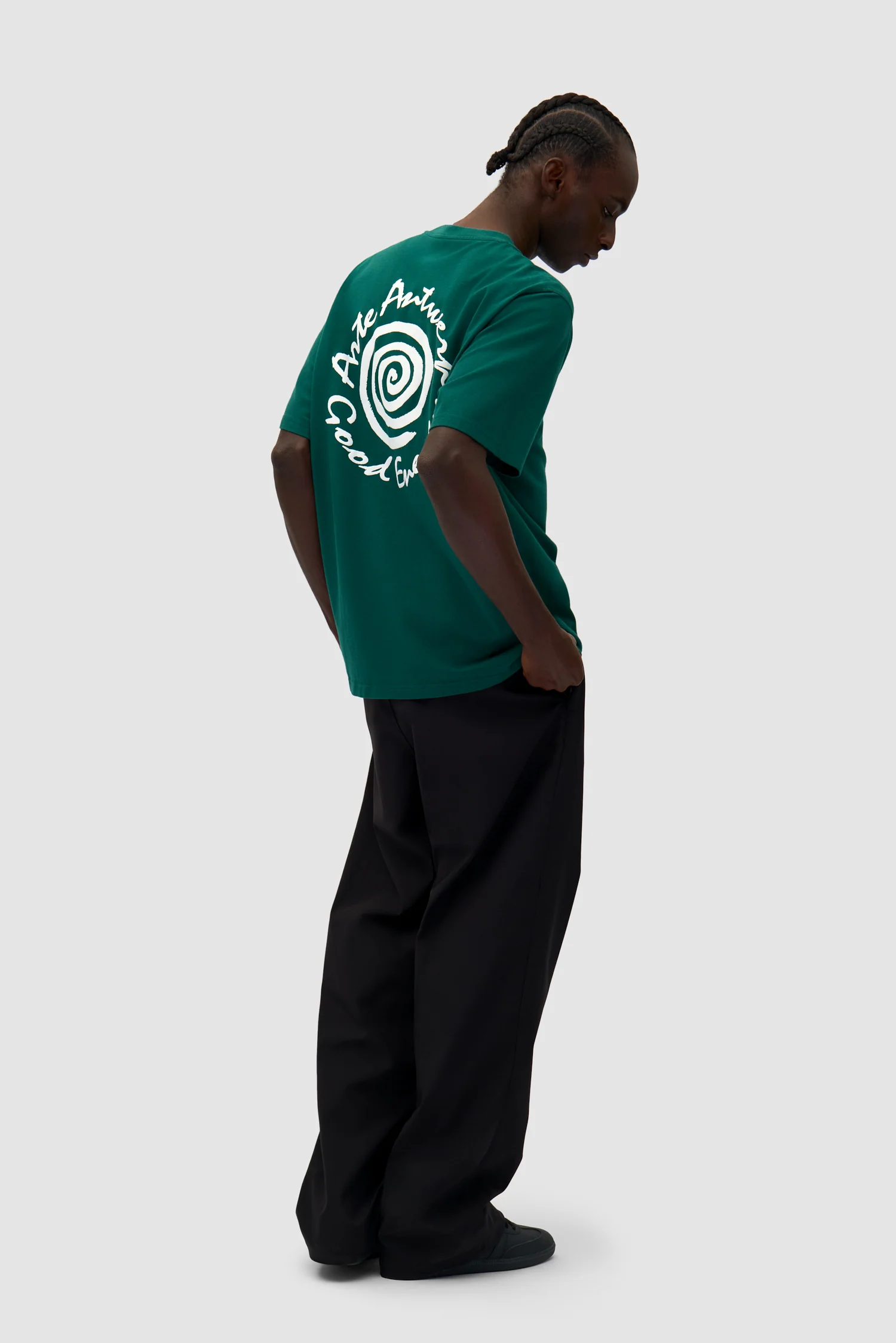 Big Spiral Print T-shirt - Green - Image 5