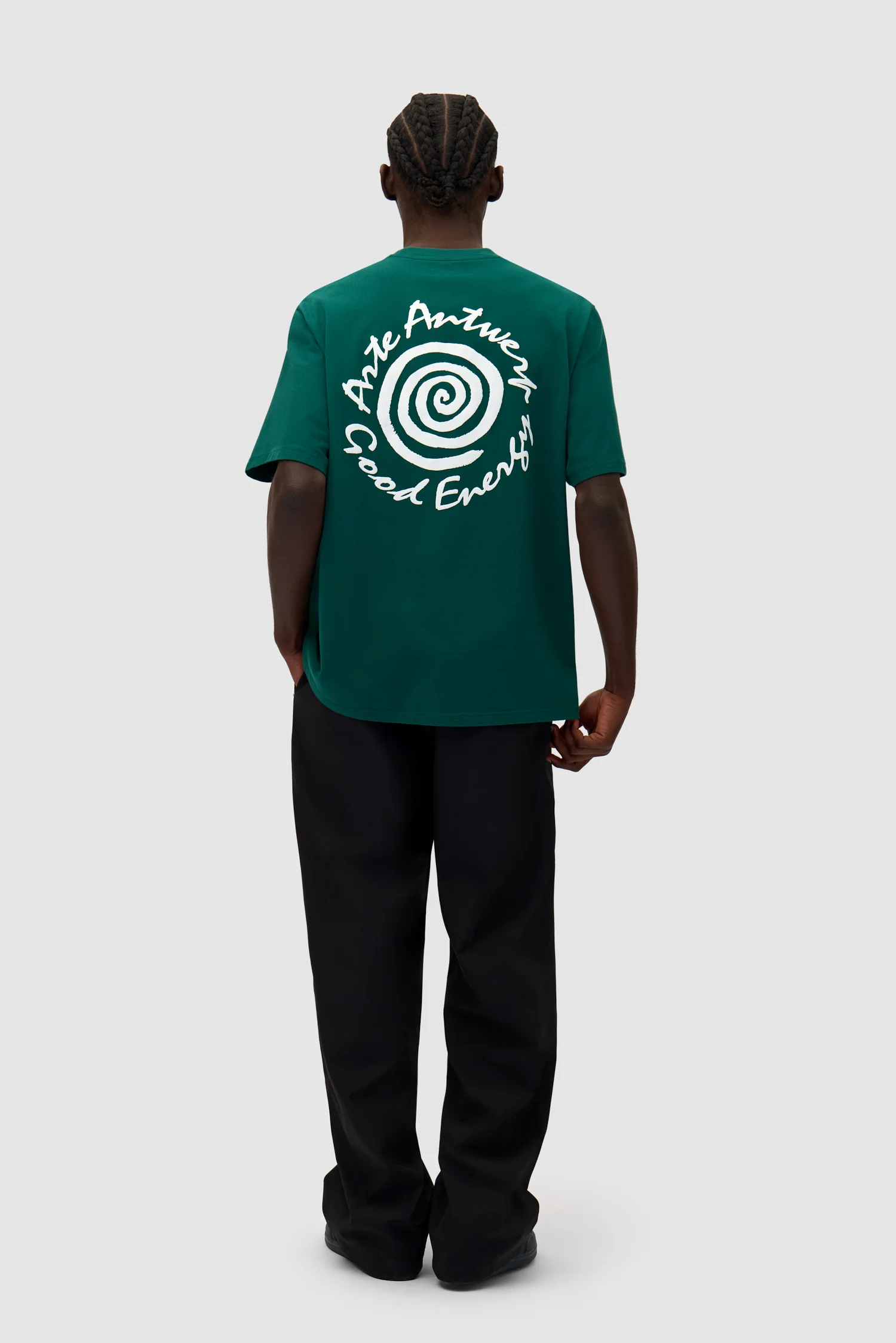 Big Spiral Print T-shirt - Green - Image 6