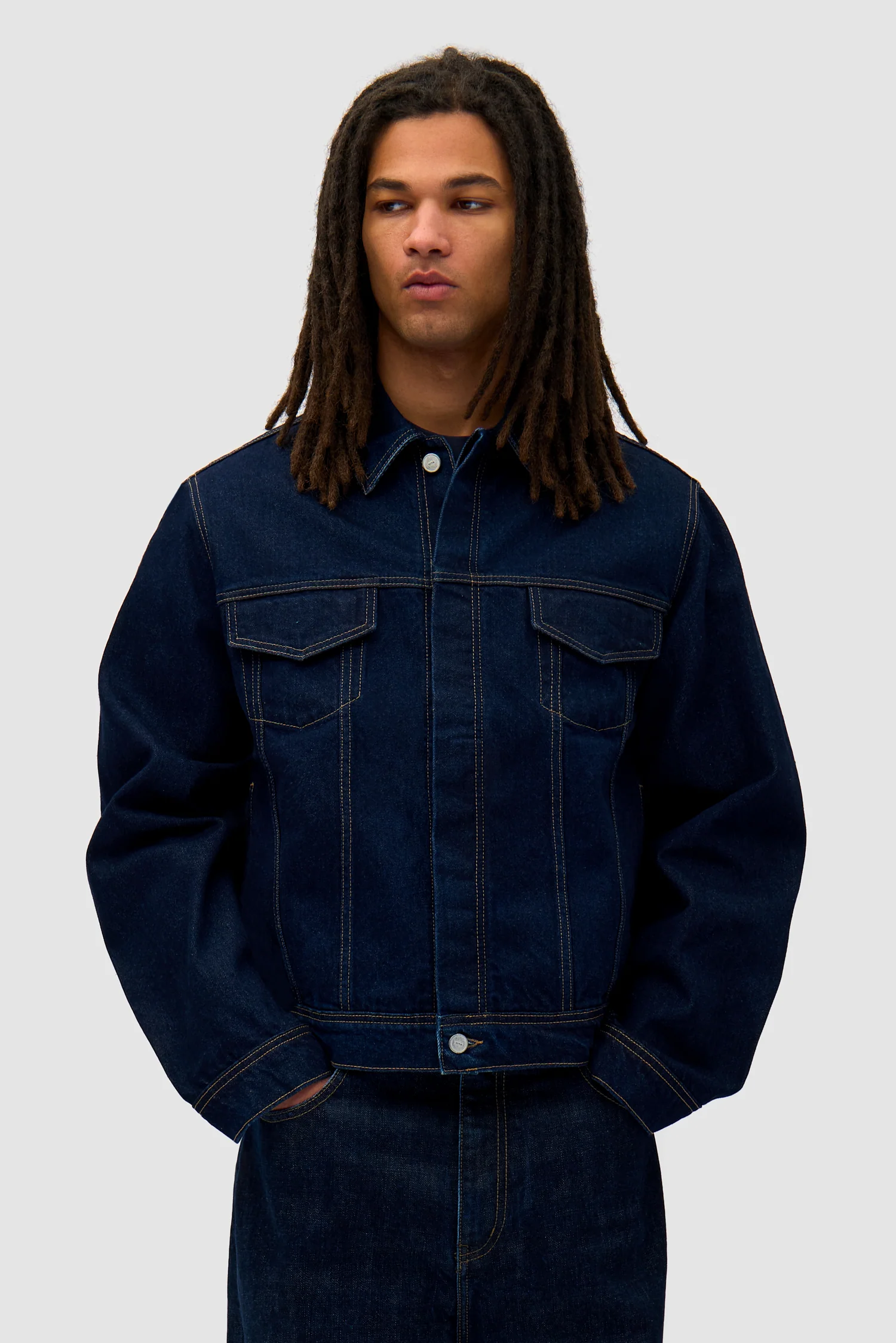 Bird Back Jacket - Dark Wash - Image 3