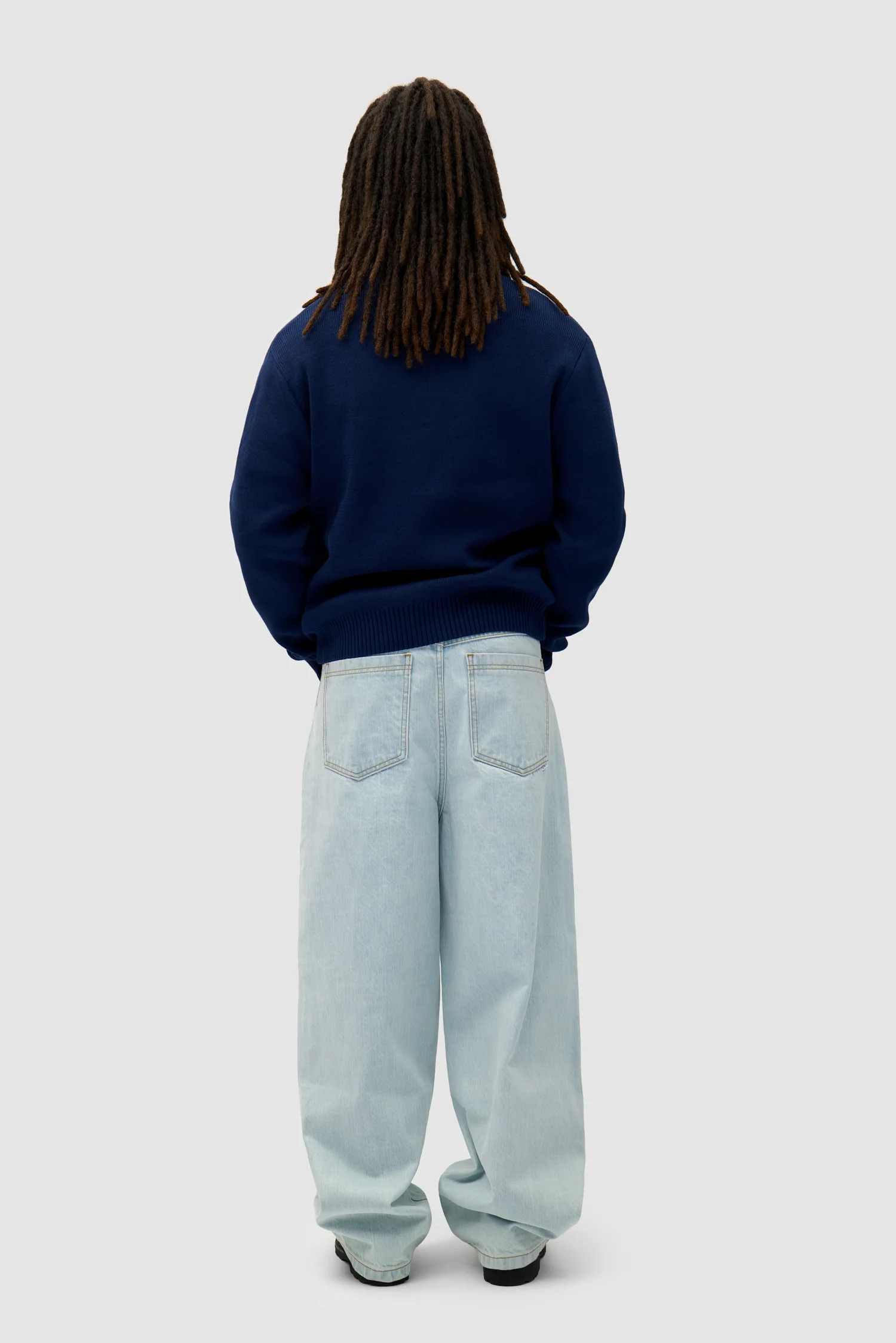 Bird Logo Knit - Navy - Image 6
