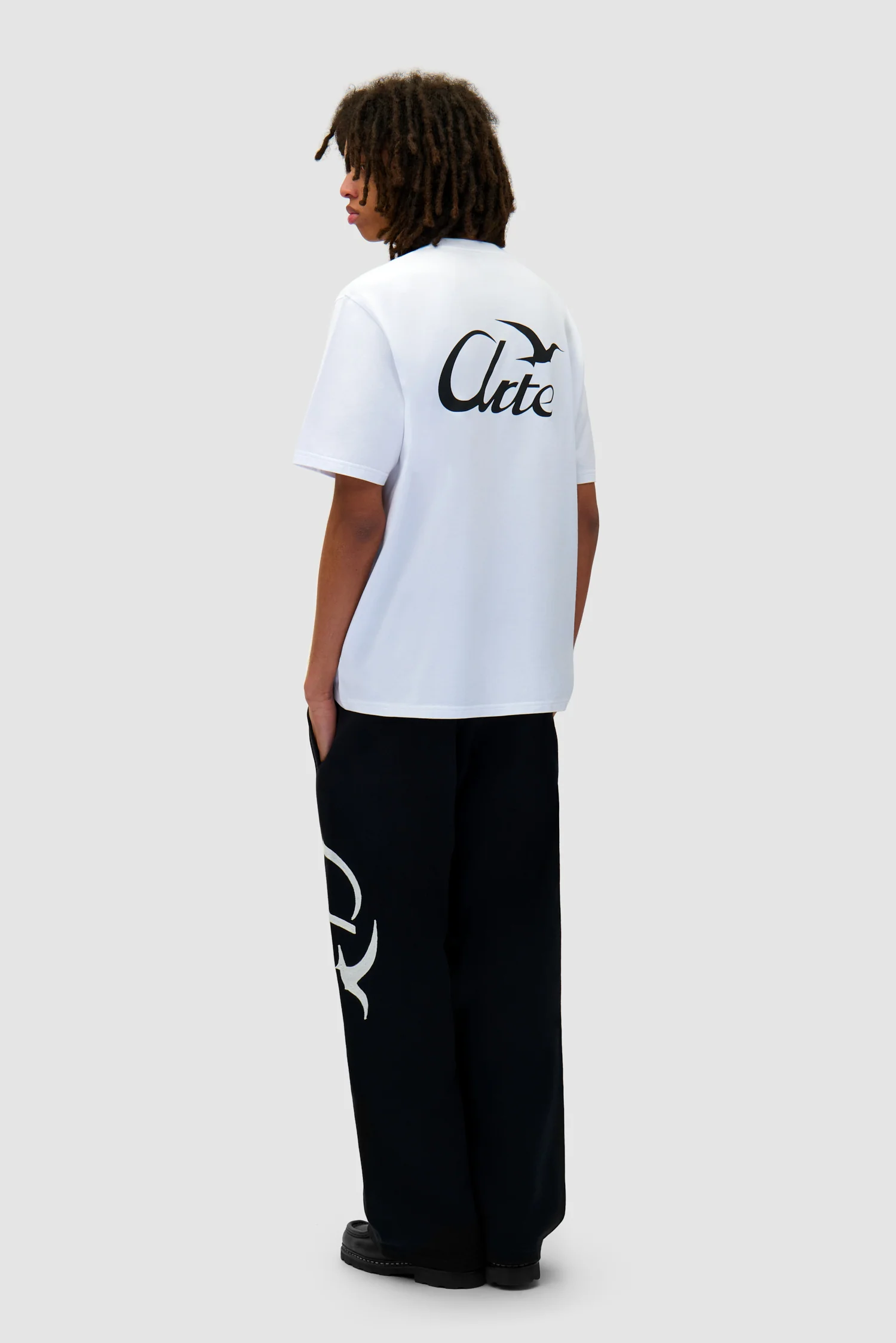 Bird Print T-shirt - White - Image 5