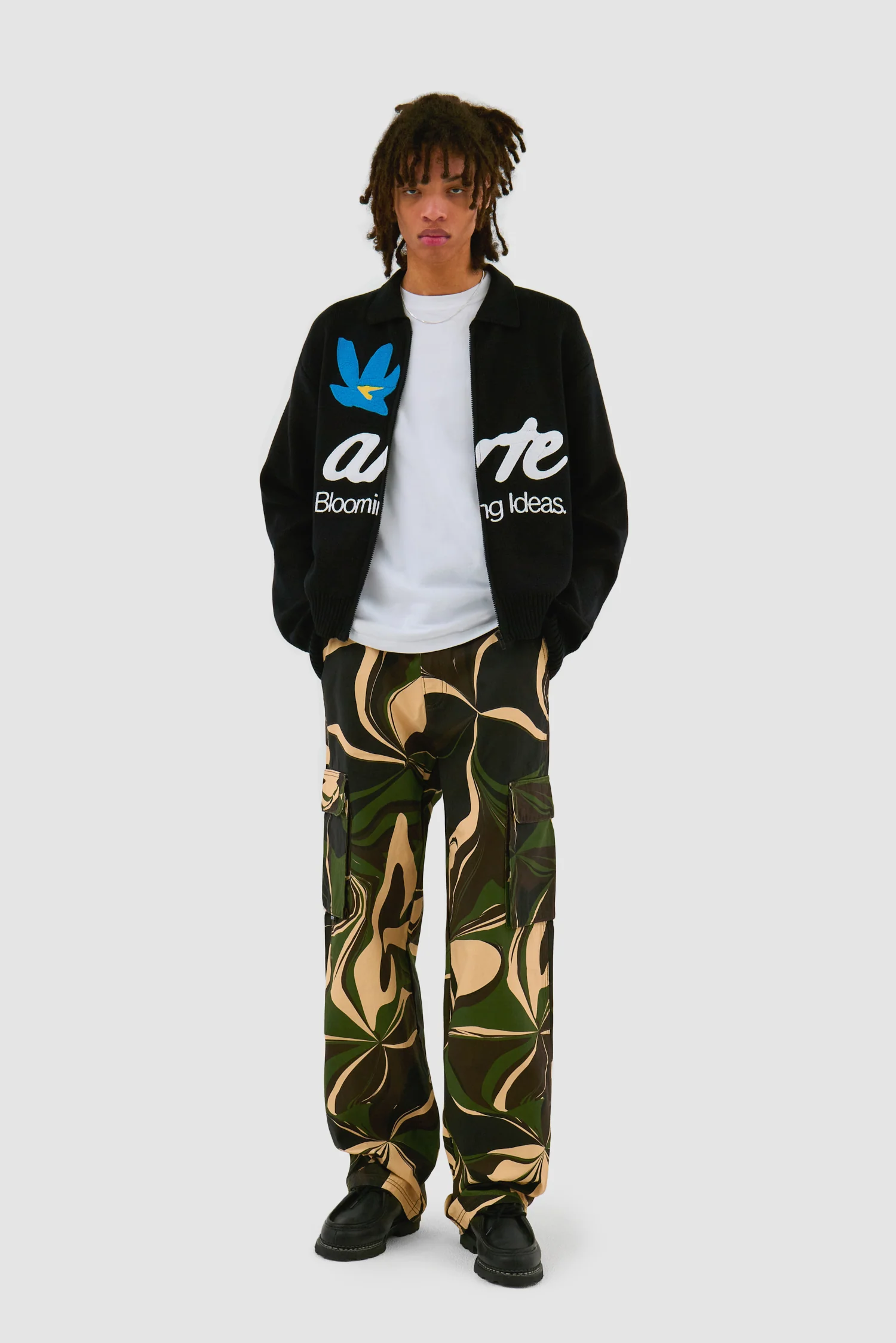 Blooming Ideas Cardigan - Black - Image 5