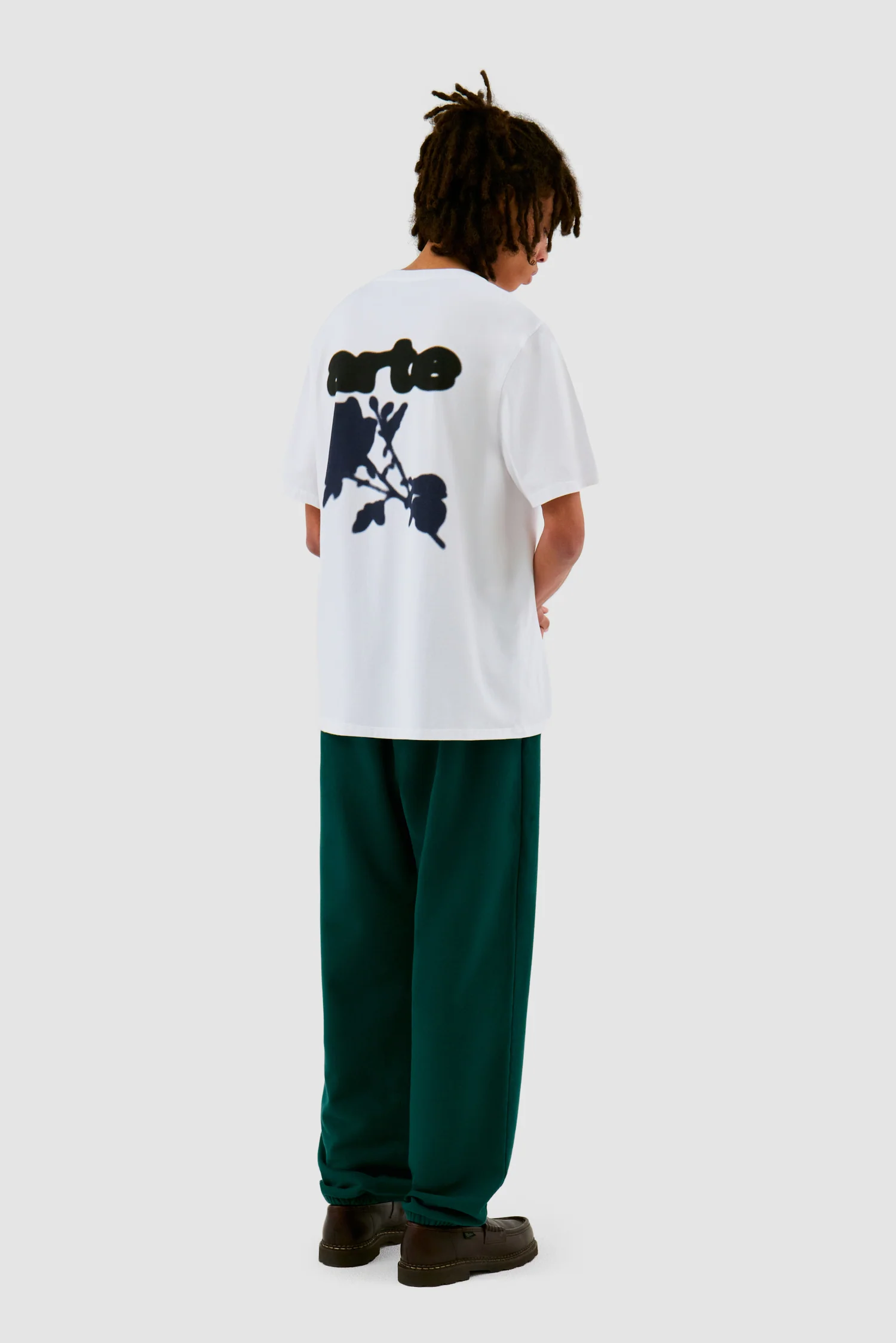 Blur Flower T-shirt - White - Image 6