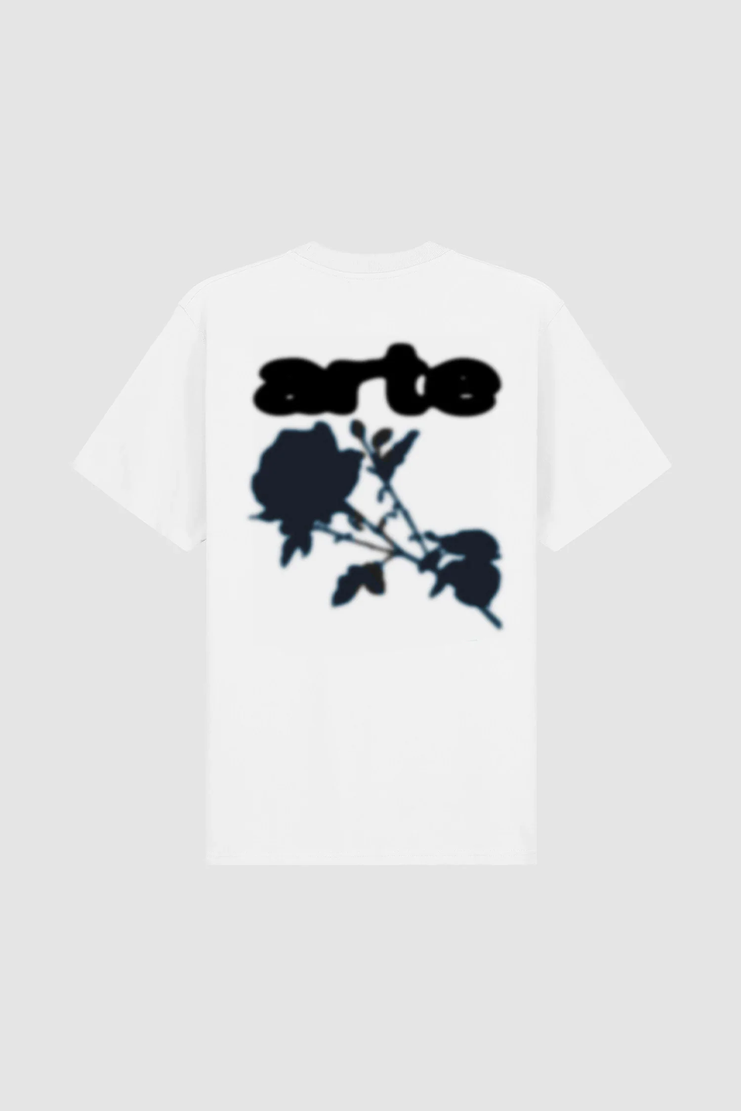 Blur Flower T-shirt - White - Image 8