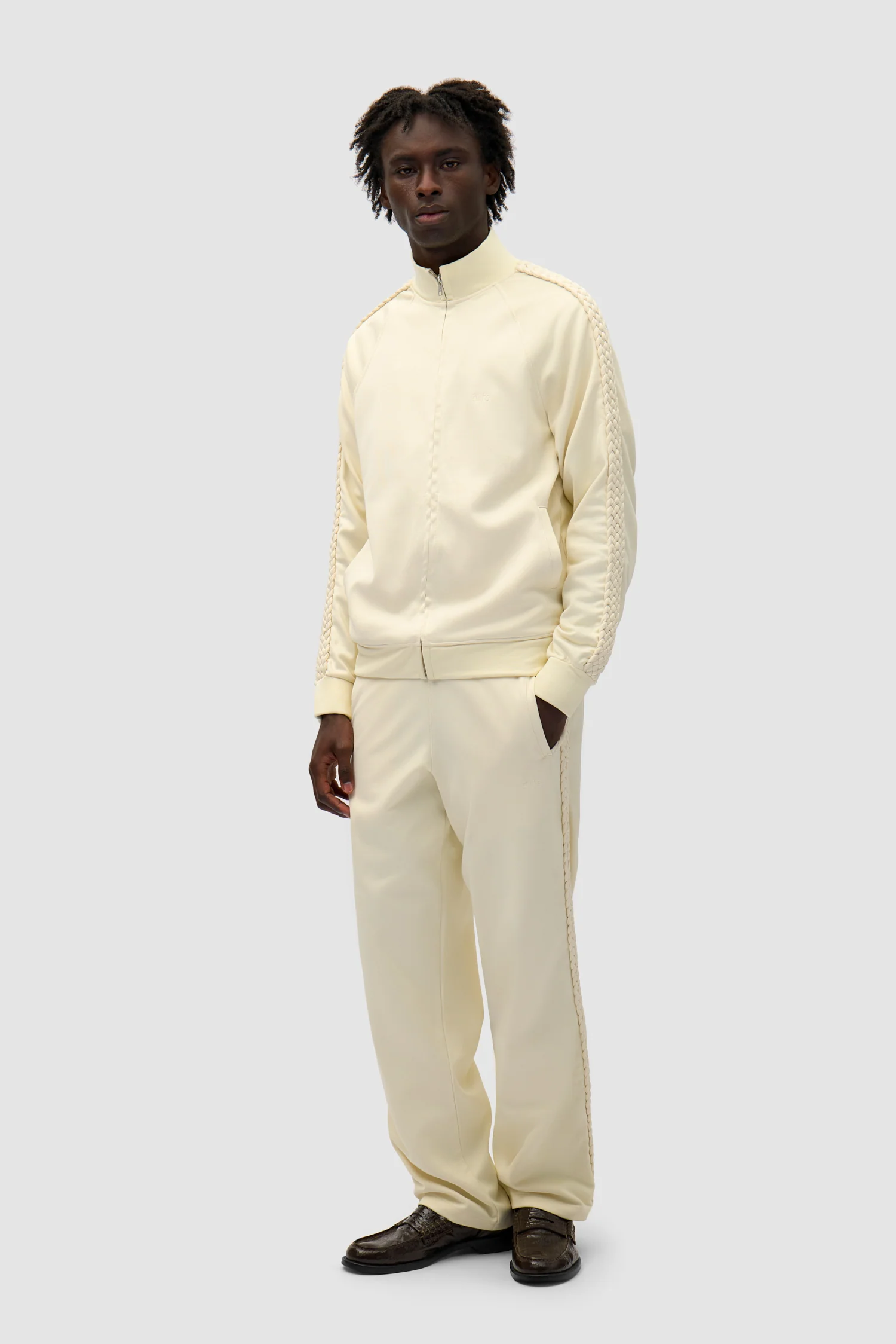 Braid Strip Jacket - Cream - Image 4