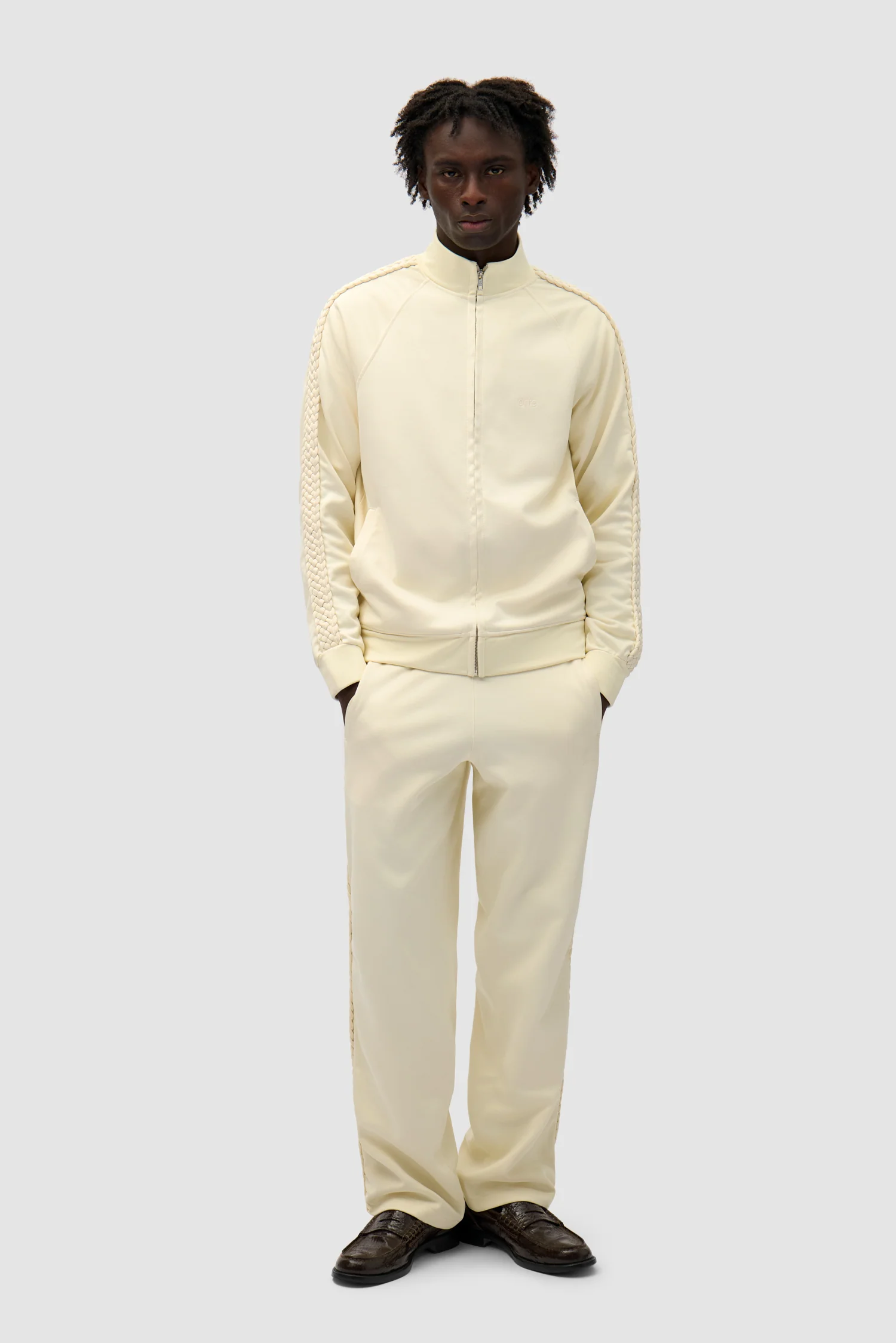 Braid Strip Jacket - Cream - Image 5