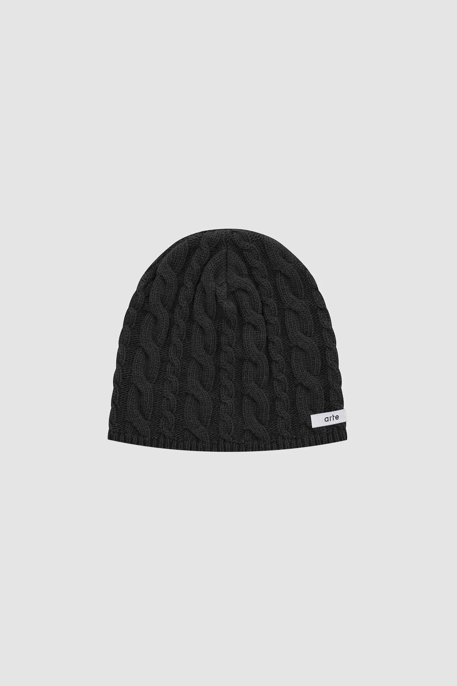 Braided Beanie - Black - Image 2
