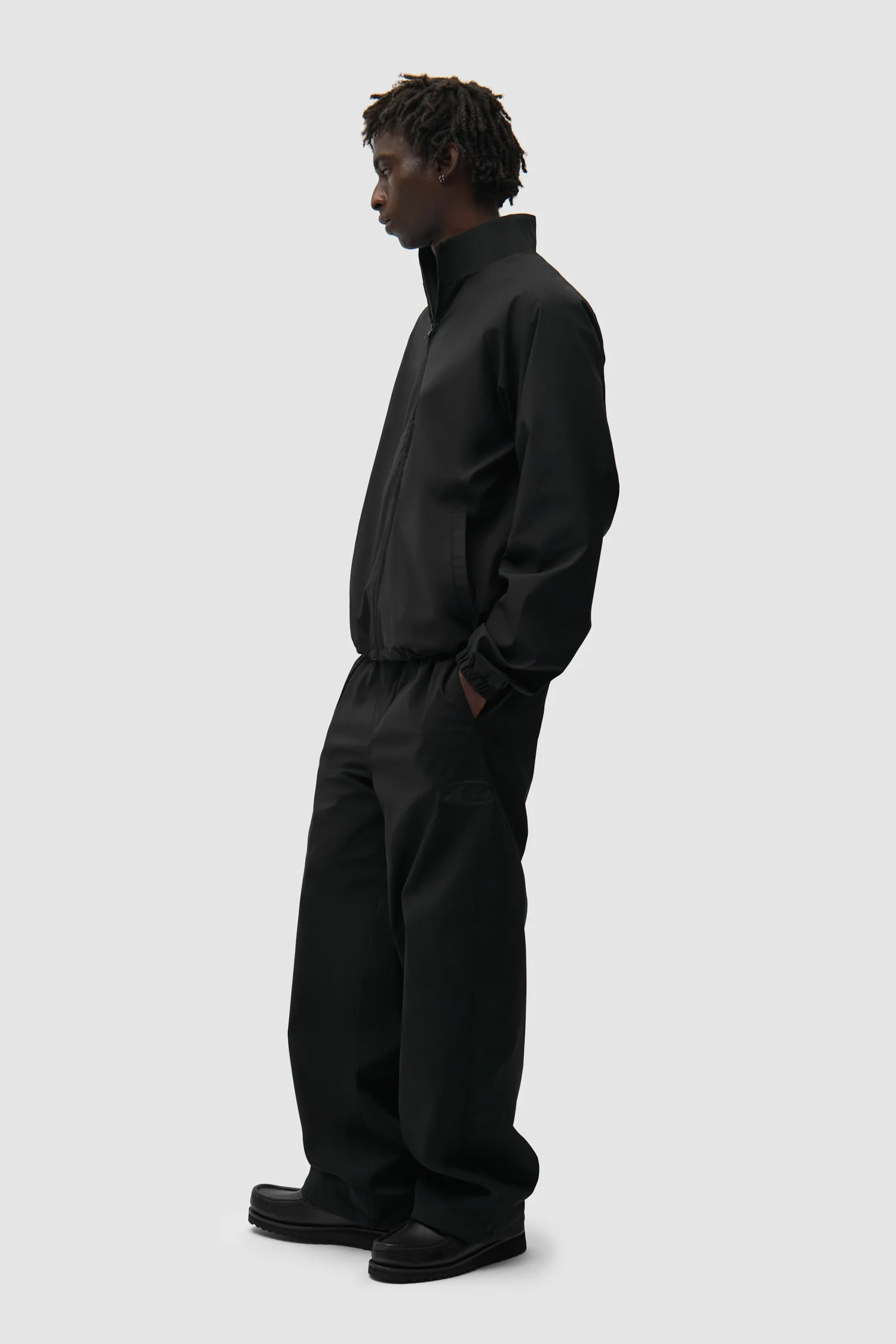 Branded Track Pants - Black - Image 5
