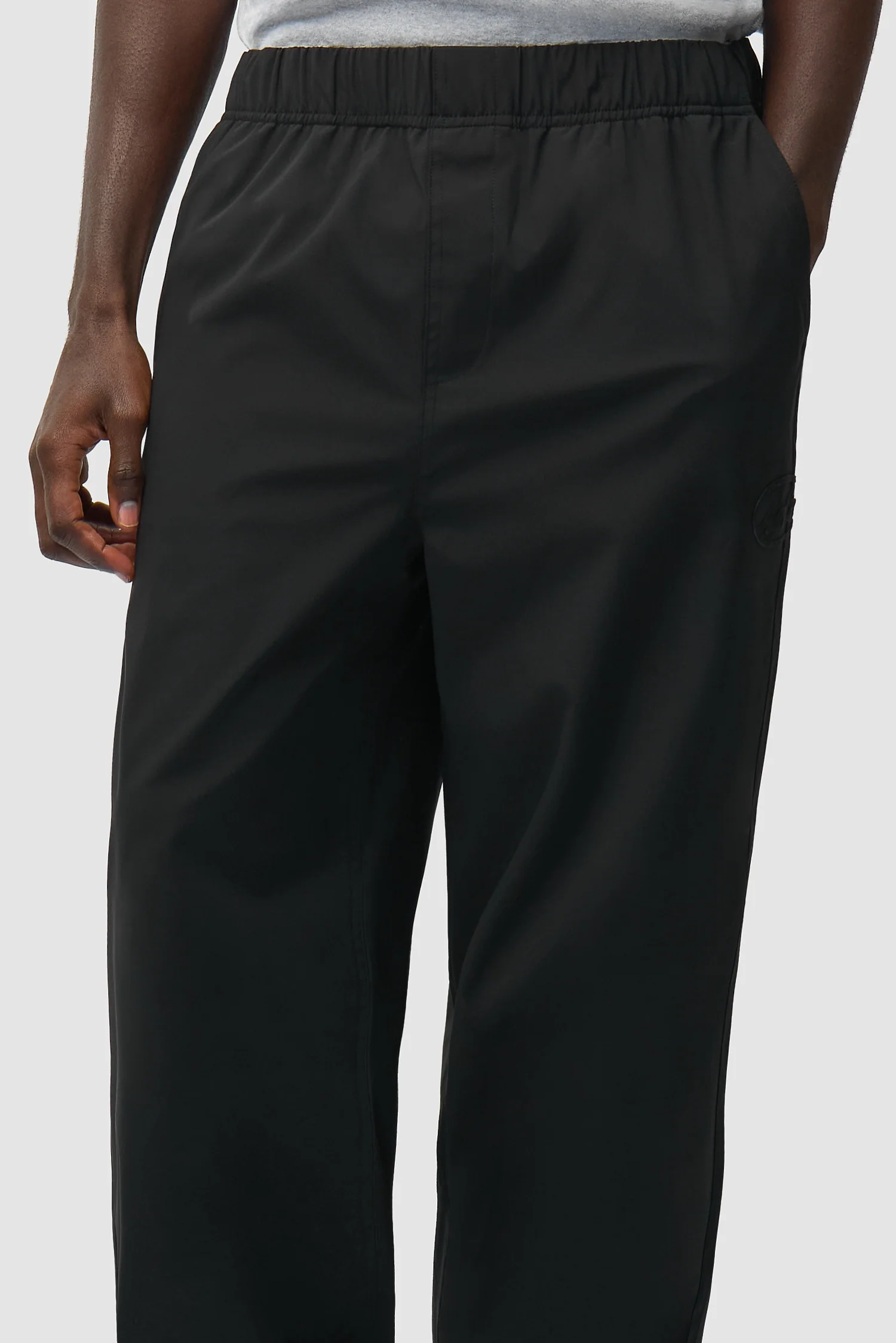 Branded Track Pants - Black - Image 8