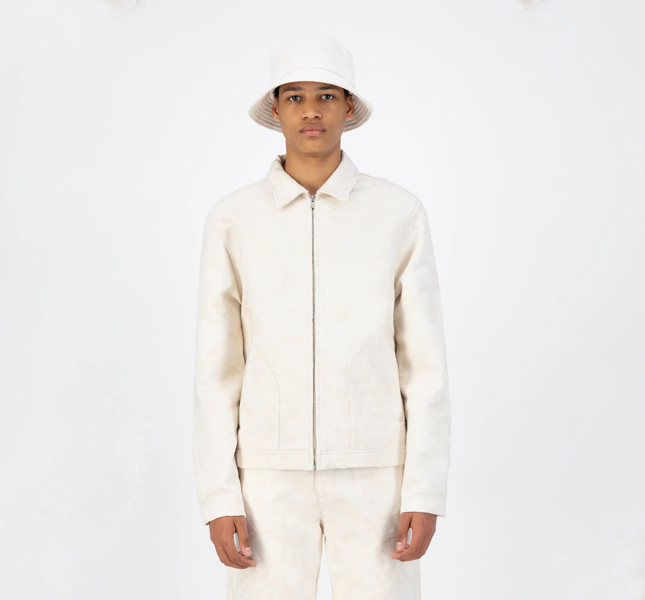 Breton Jacq Buckethat - Cream Cru - Image 3
