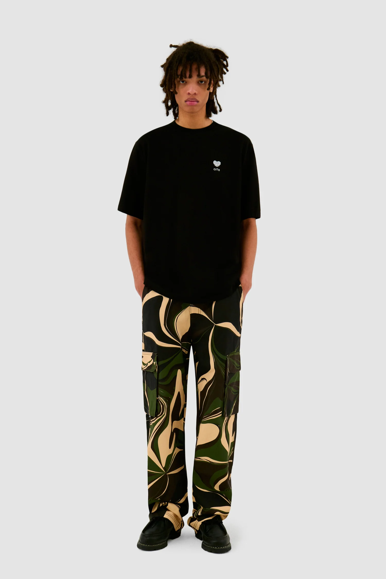 Camo Cargo Pants - Print - Image 5