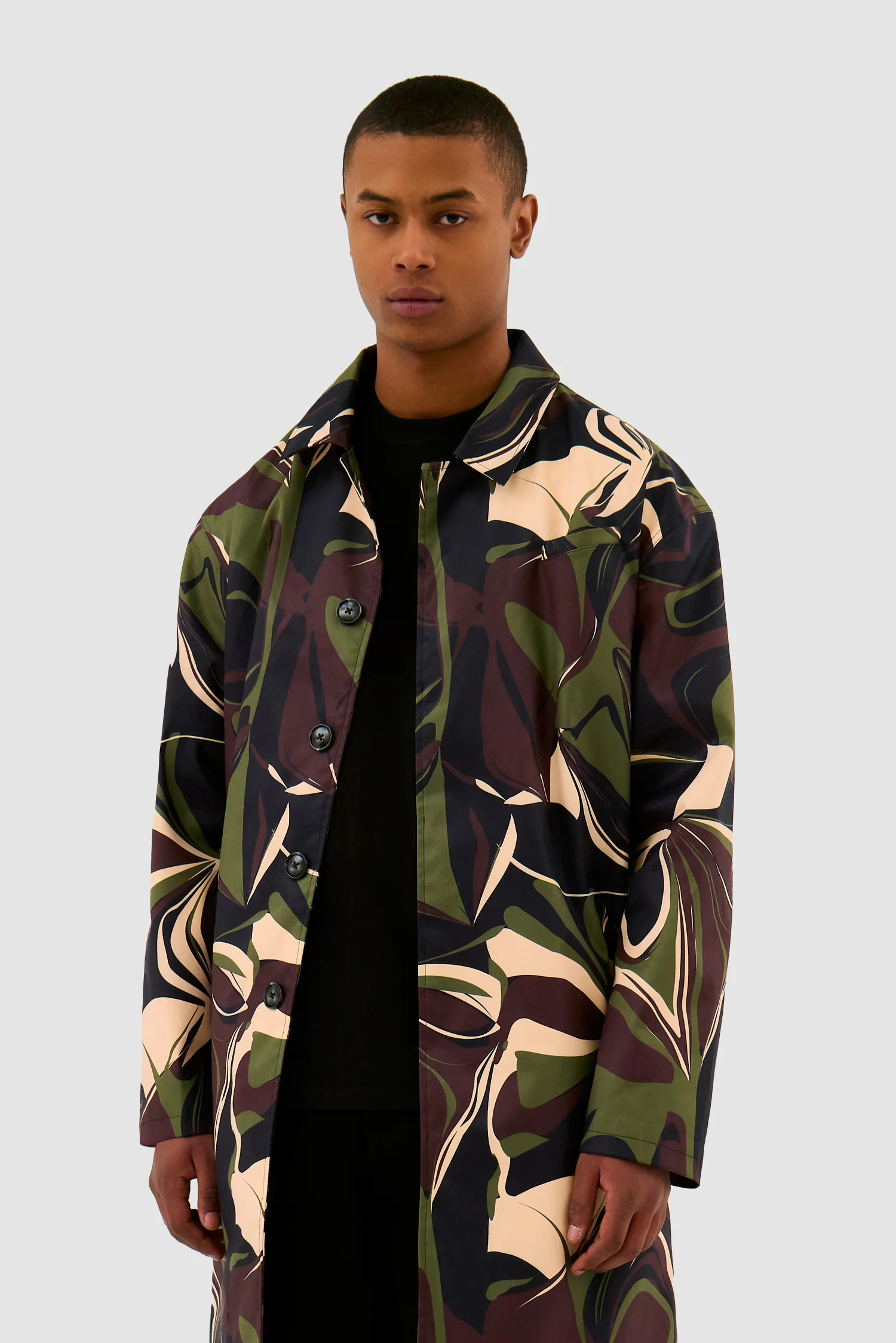 Camo Trenchcoat - Camo - Image 2