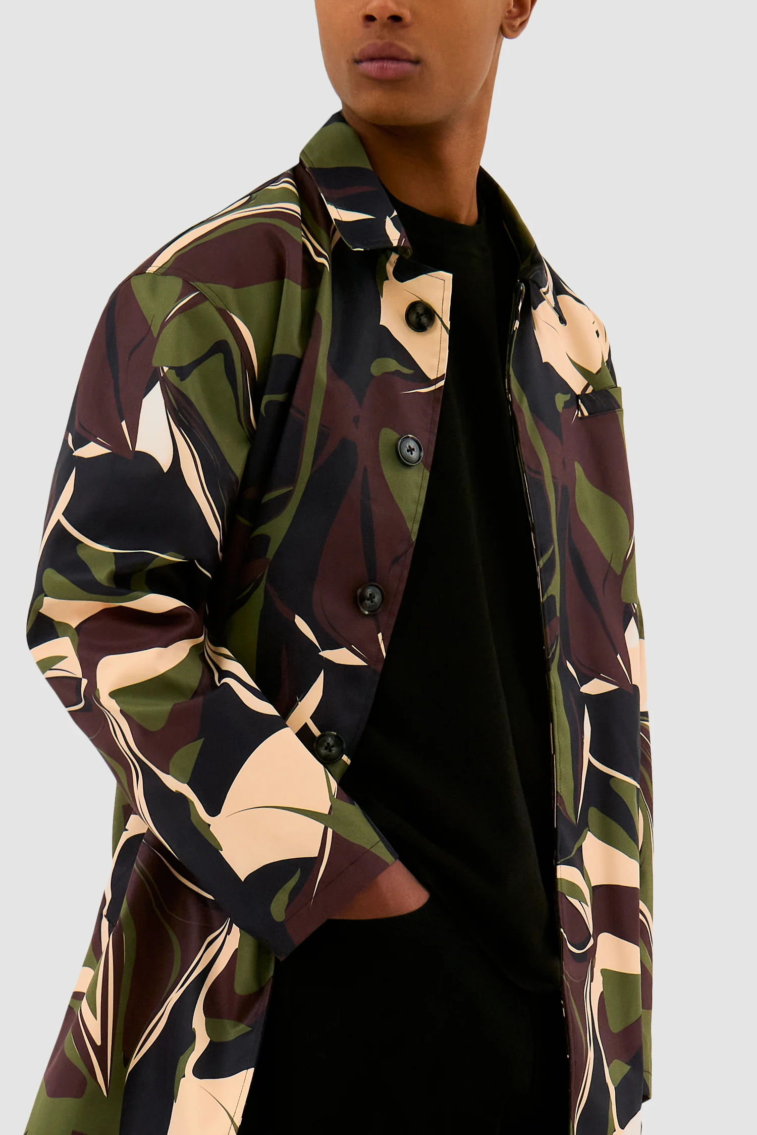 Camo Trenchcoat - Camo - Image 7