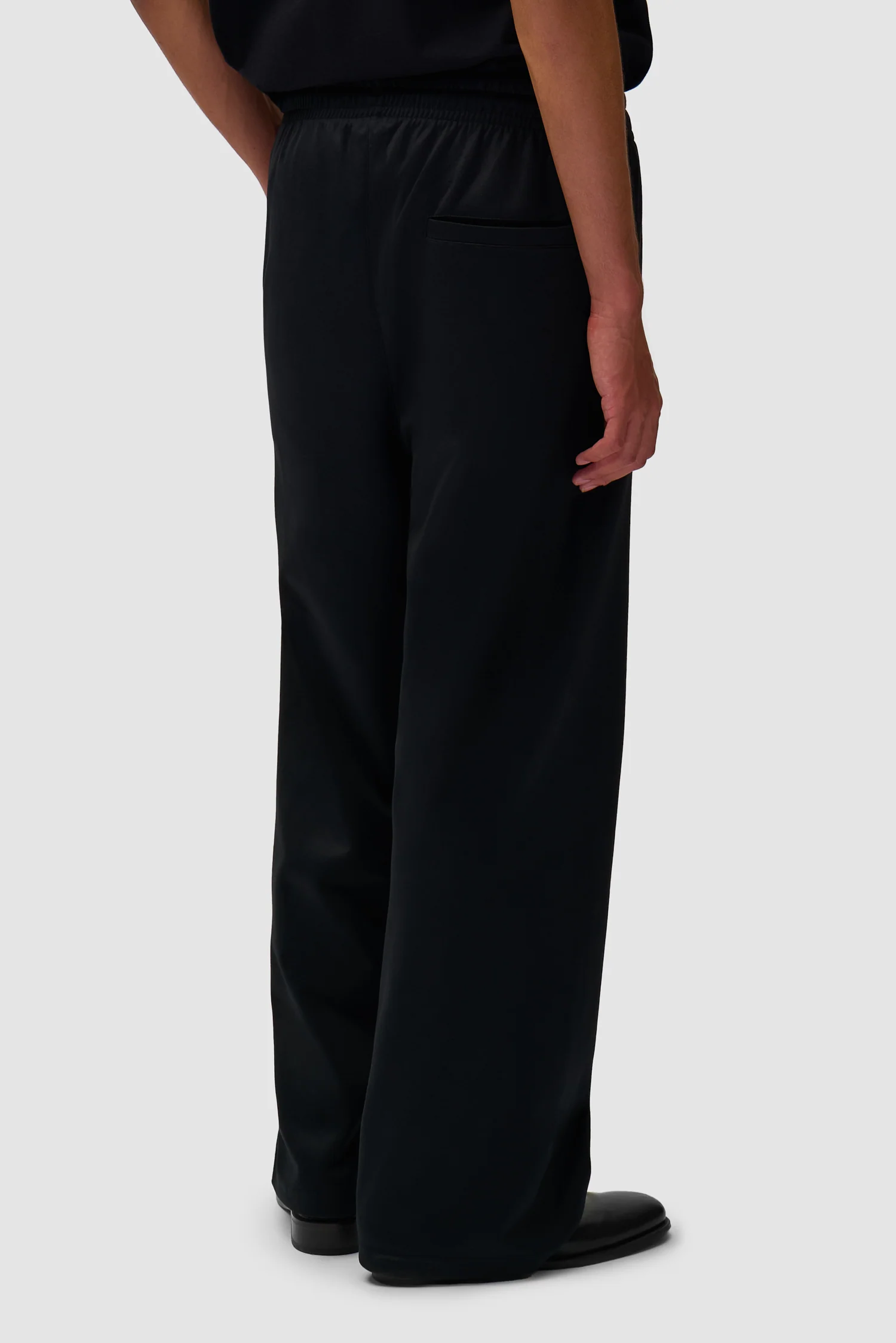 Carded Tracksuit Bottom - Black - Image 4