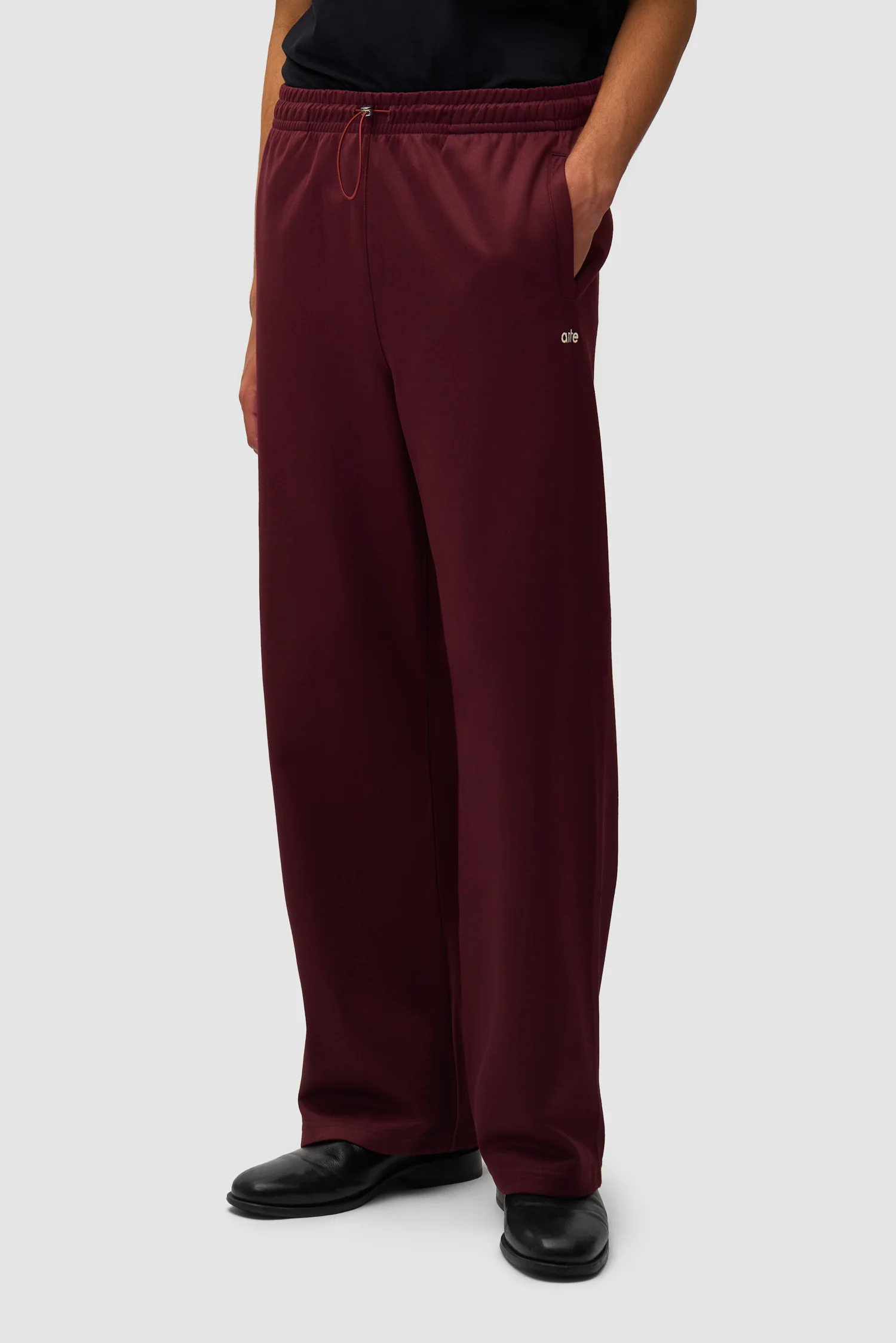 Carded Tracksuit Bottom - Bordeaux - Image 2