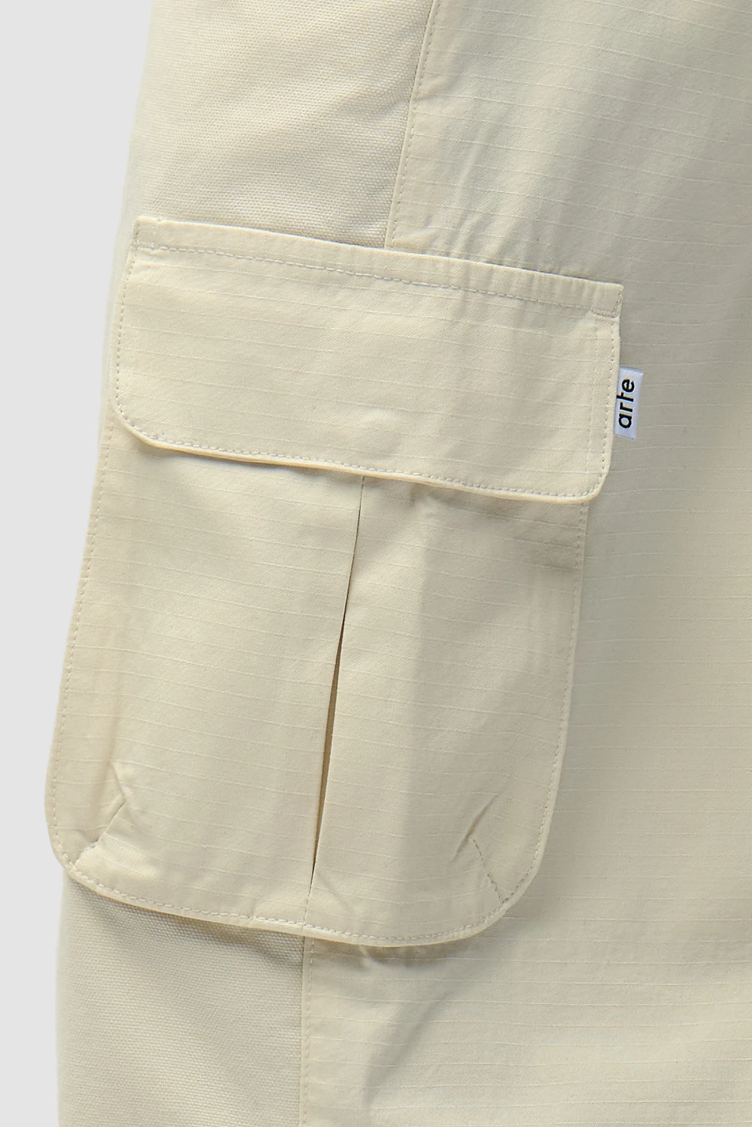 Cargo Ribstop Pants - Cream - Image 10