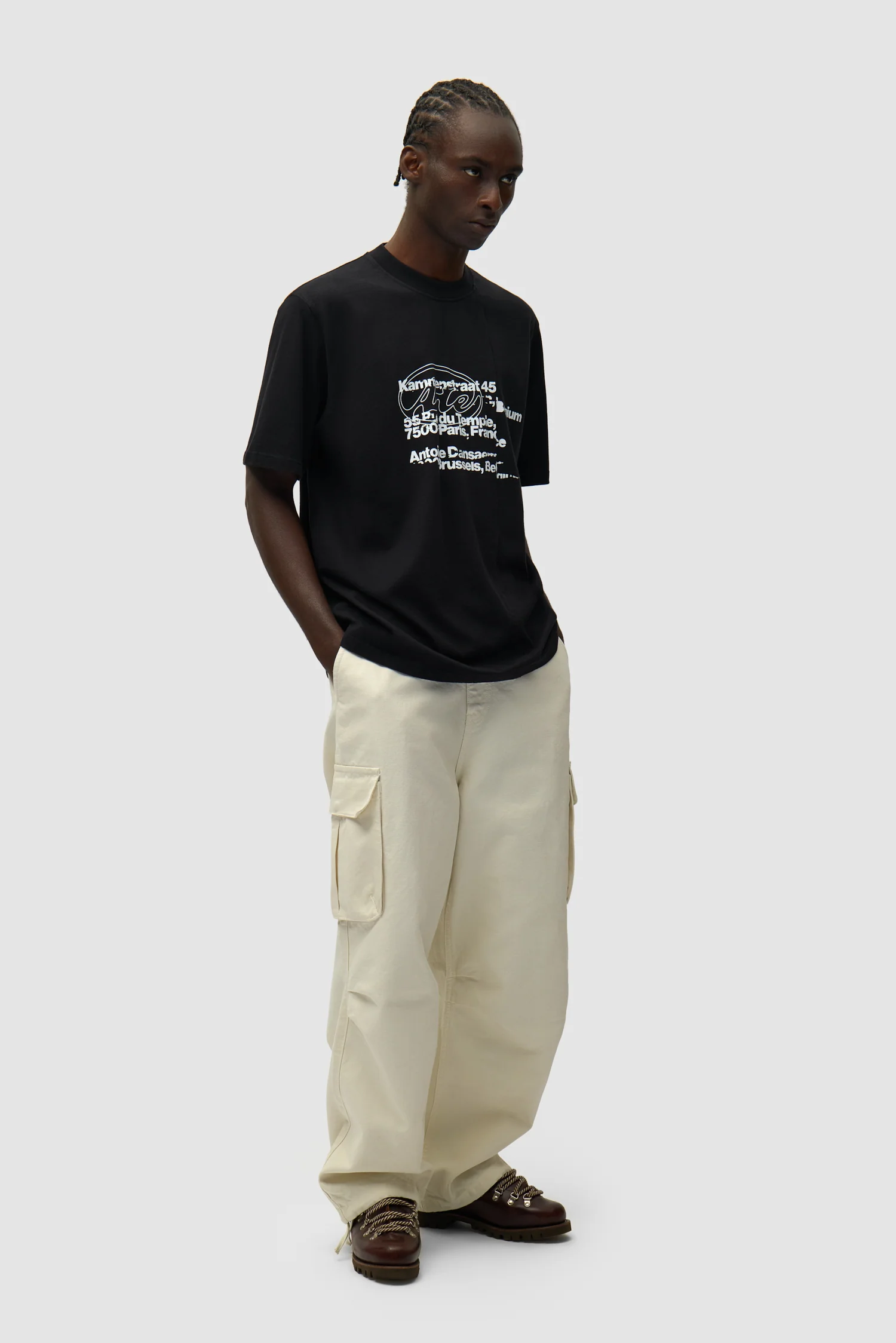 Cargo Ribstop Pants - Cream - Image 6