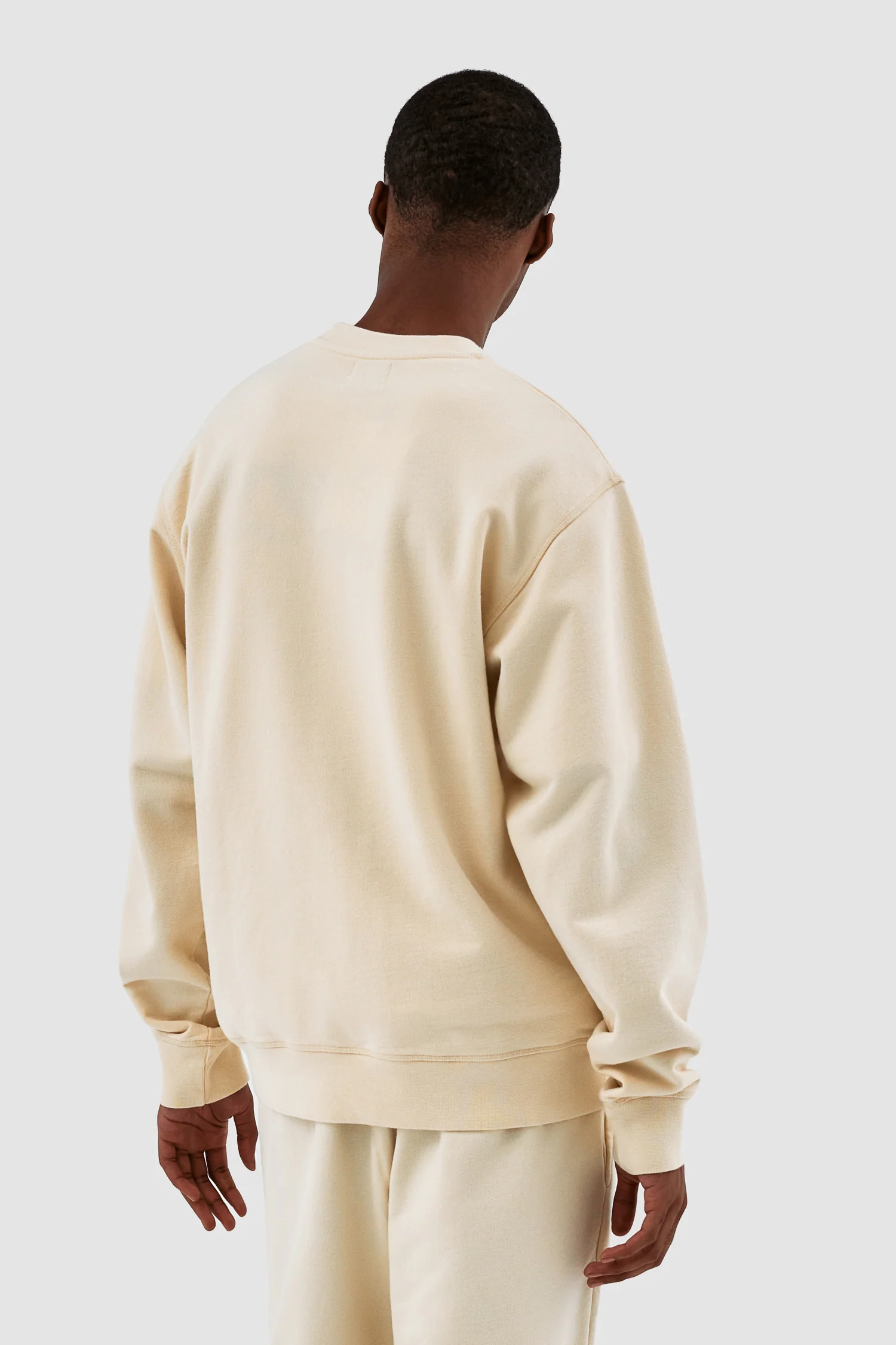 Carlos Small Heart Crewneck - Cream - Image 3