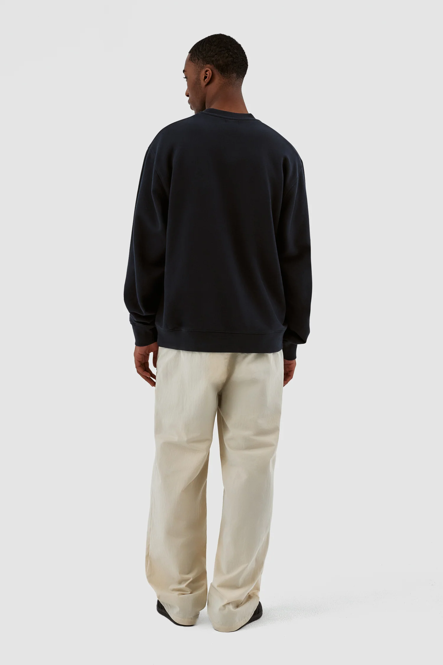 Carlos Small Heart Crewneck - Navy - Image 6