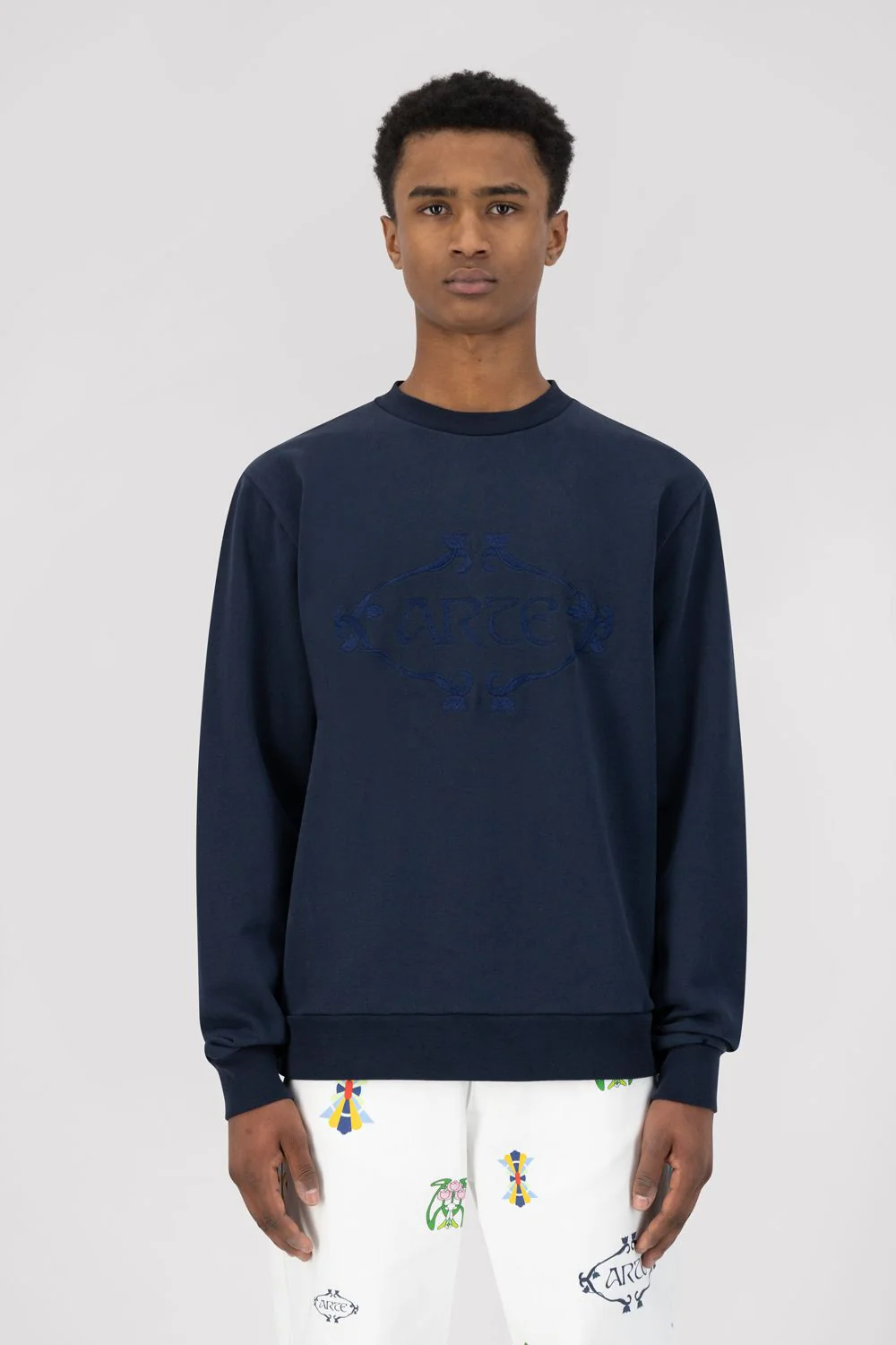 Castel Logo Orna sweater - Navy - Image 2