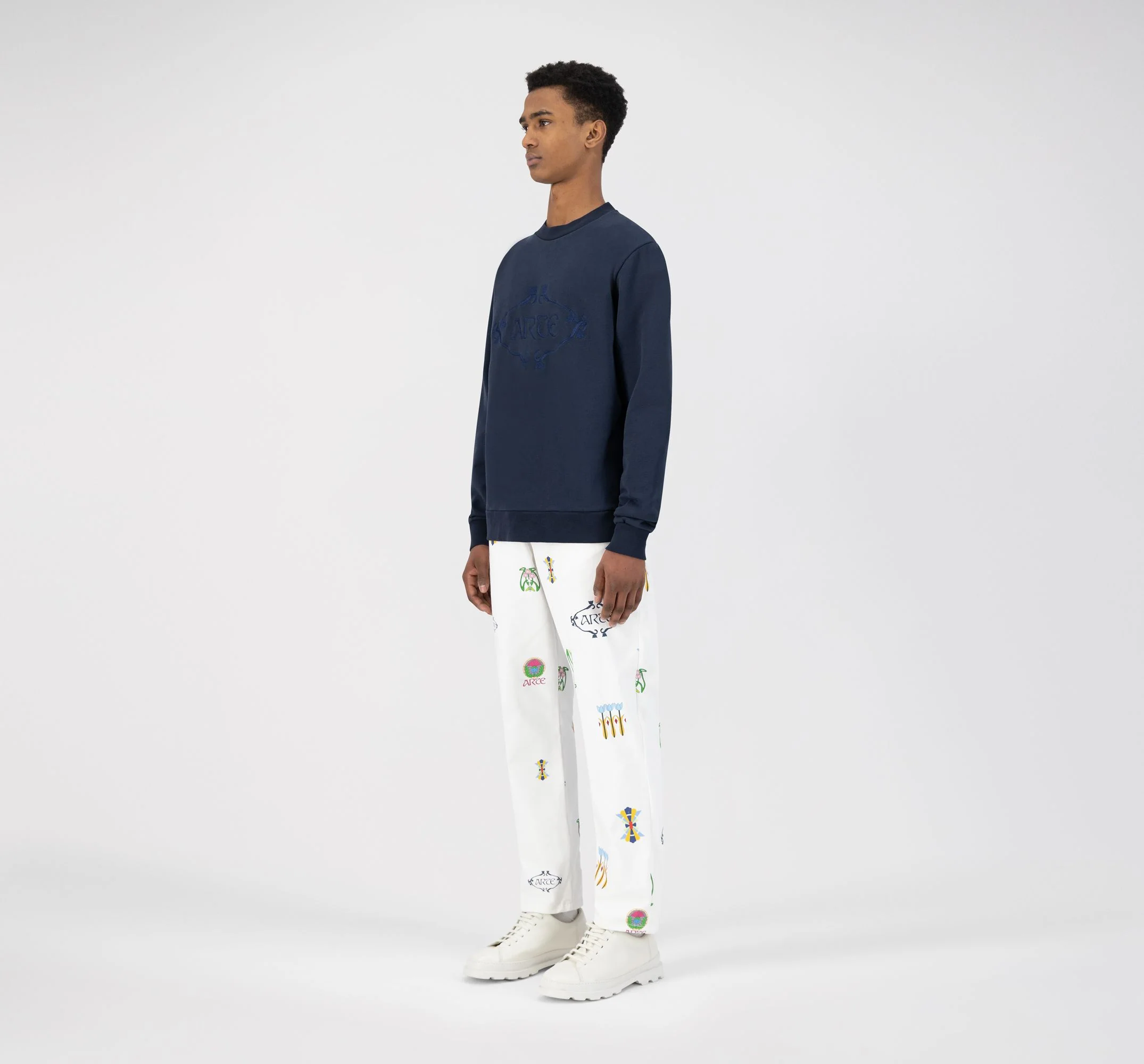 Castel Logo Orna sweater - Navy - Image 5