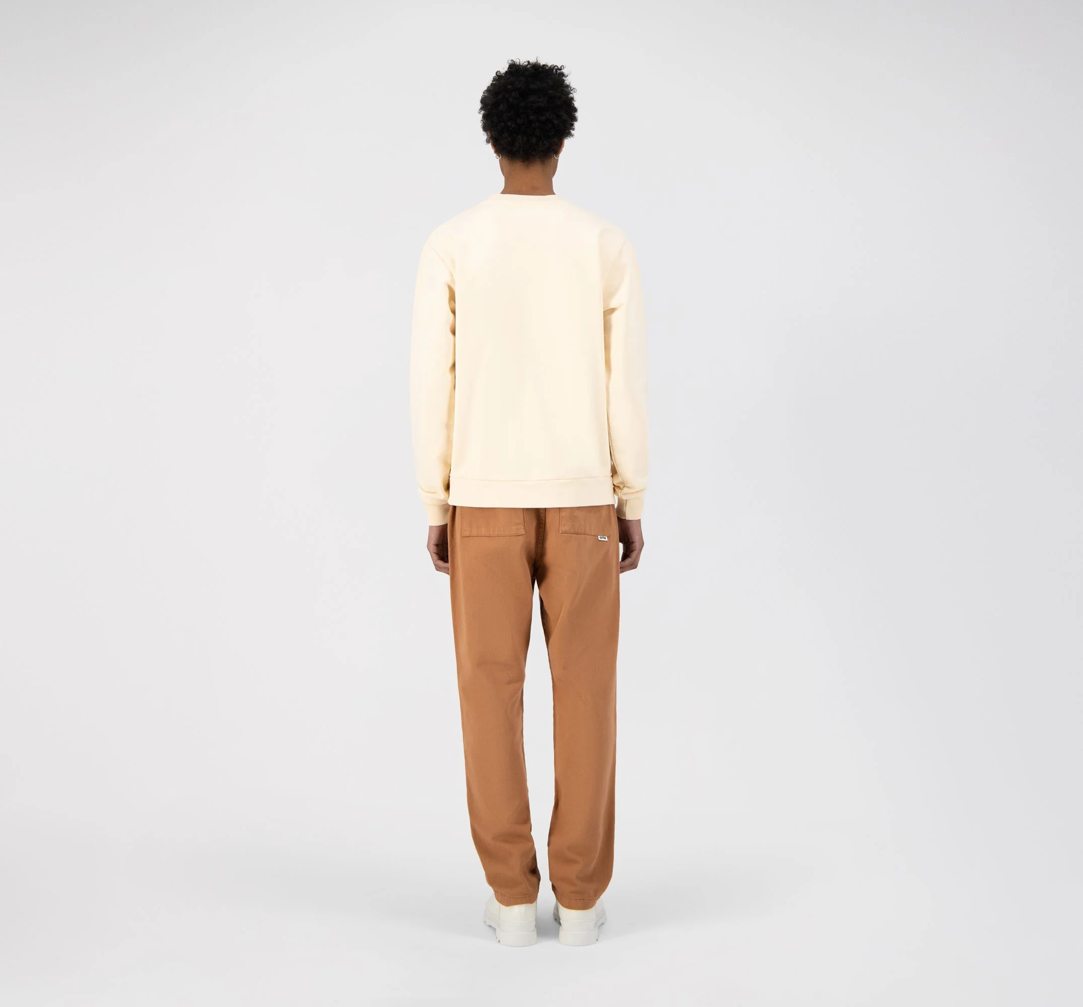 Castel Logo Orna Crewneck - Creme - Image 5