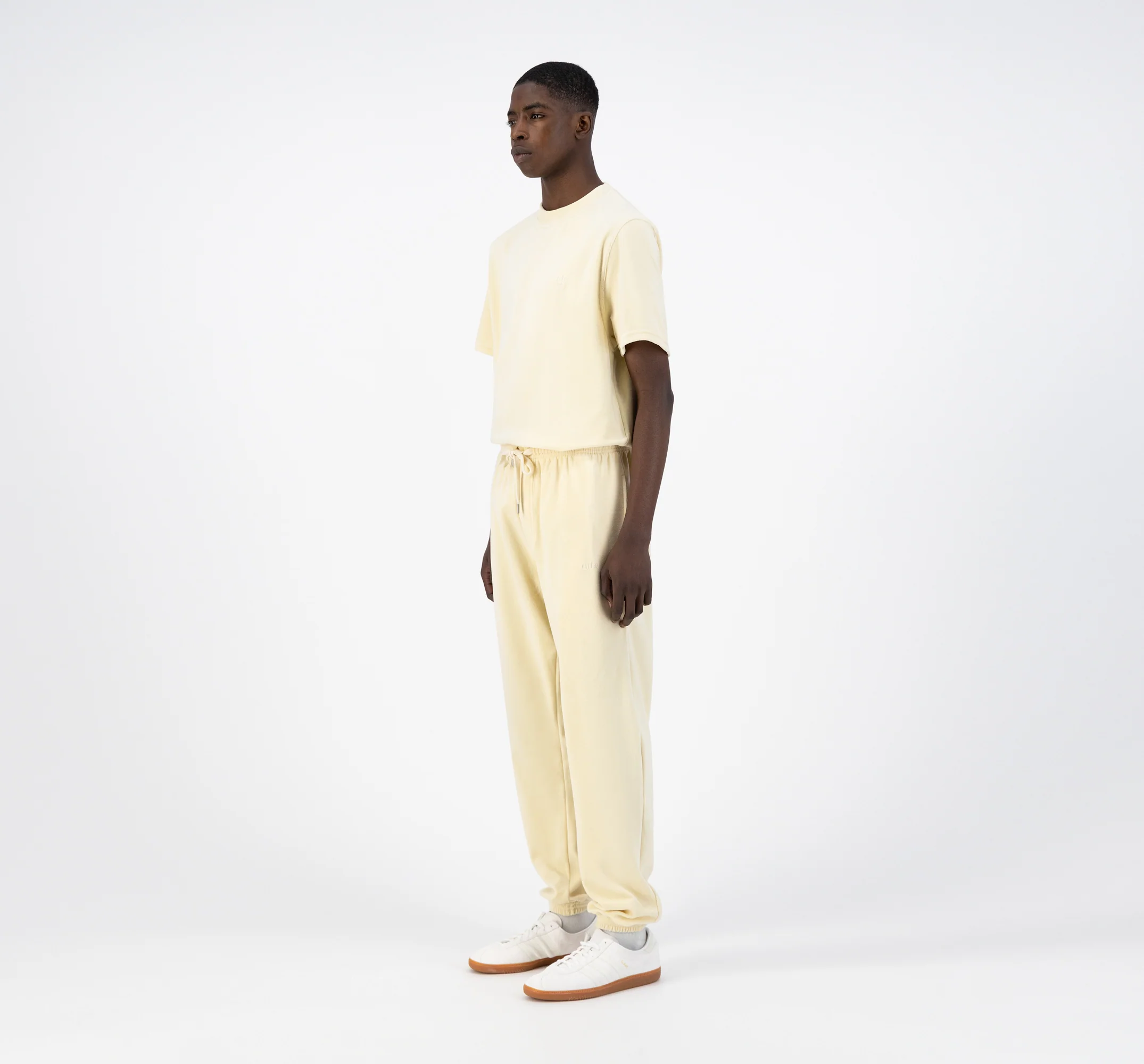 Chasen Velvet Pants - Cream - Image 4