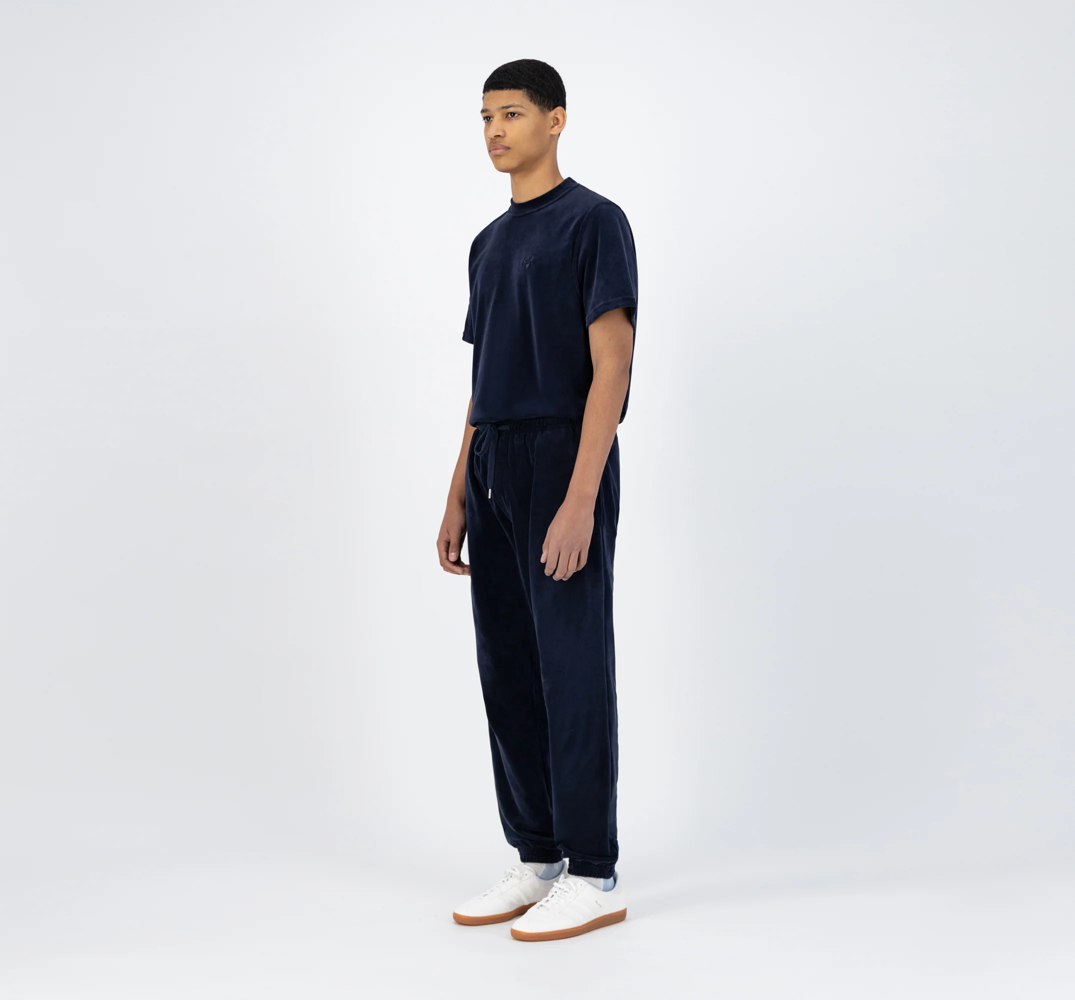 Chasen Velvet Pants - Navy - Image 5