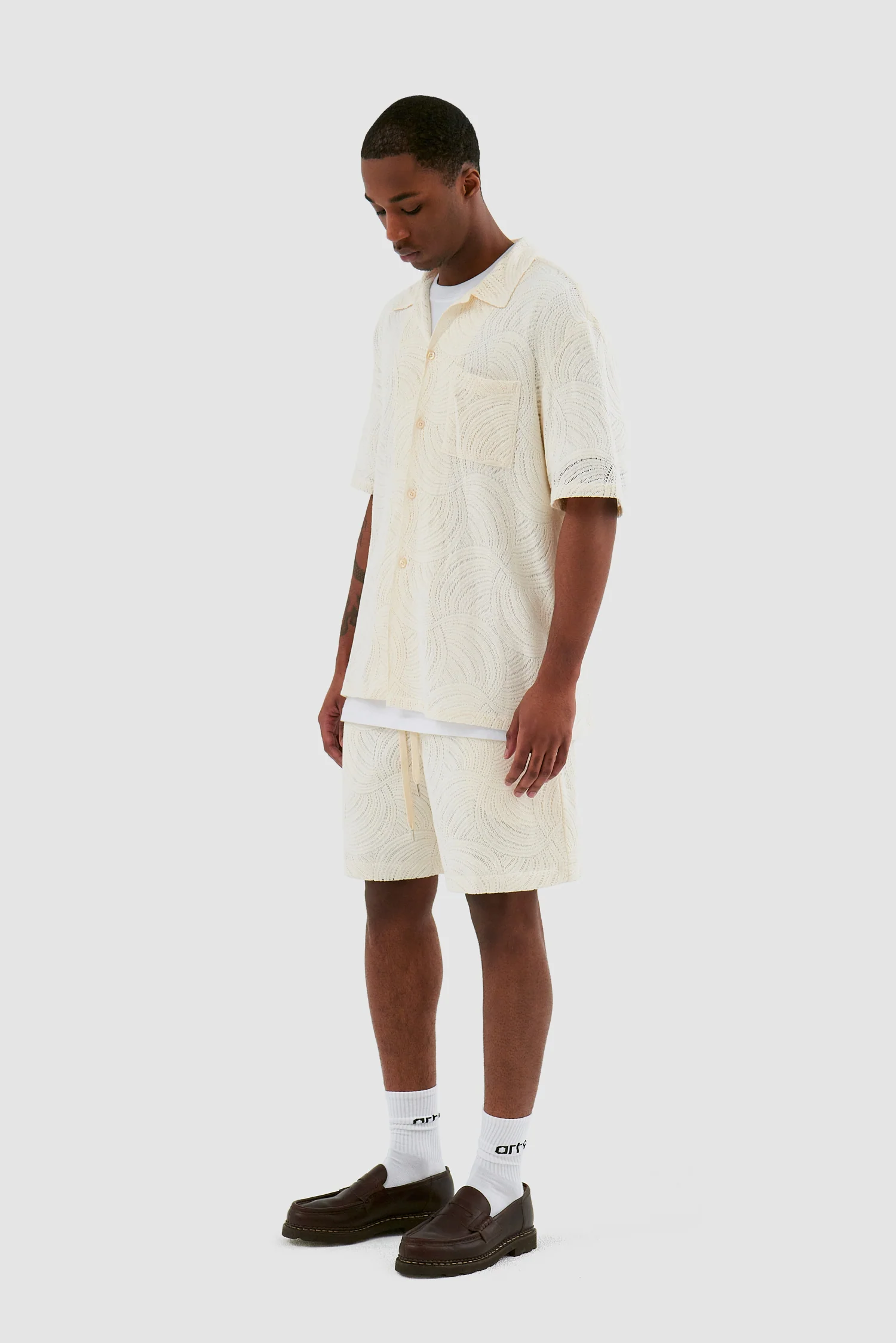Stan Croche Shirt -  Cream - Image 5