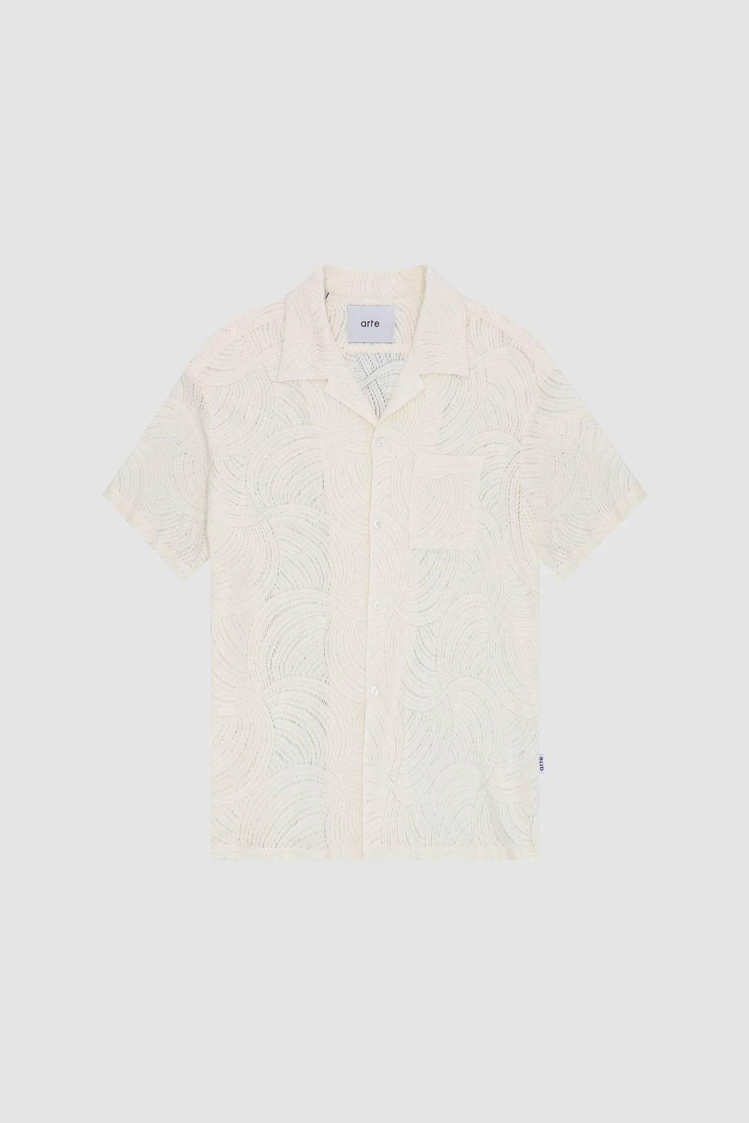 Stan Croche Shirt -  Cream - Image 8